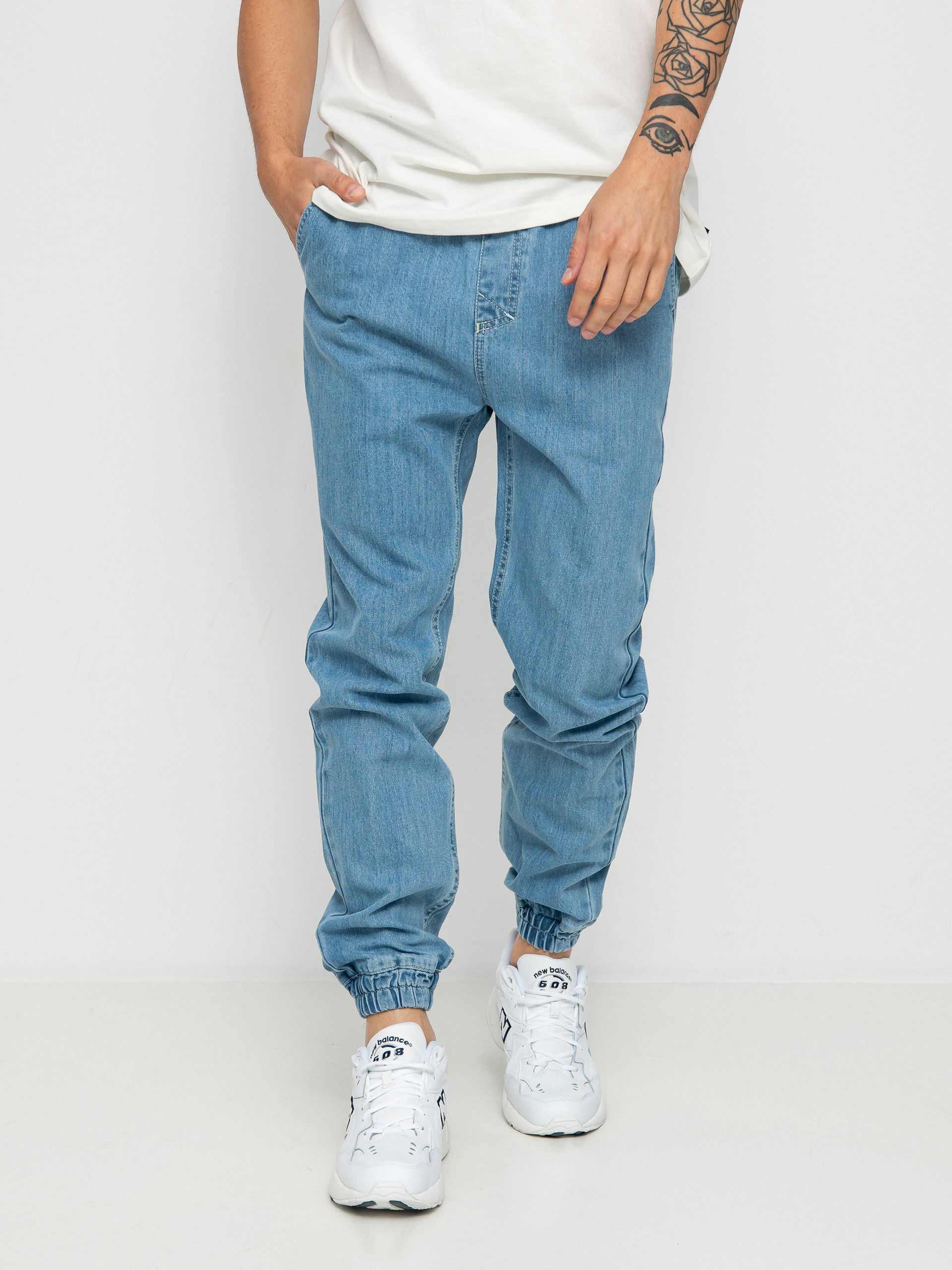 【CAMBIO】Denim Jacquard Jogger Pants /Ｓ CAMBIO(カンビオ)】Denim Jacquard Jogger Pants ジョガーパンツ