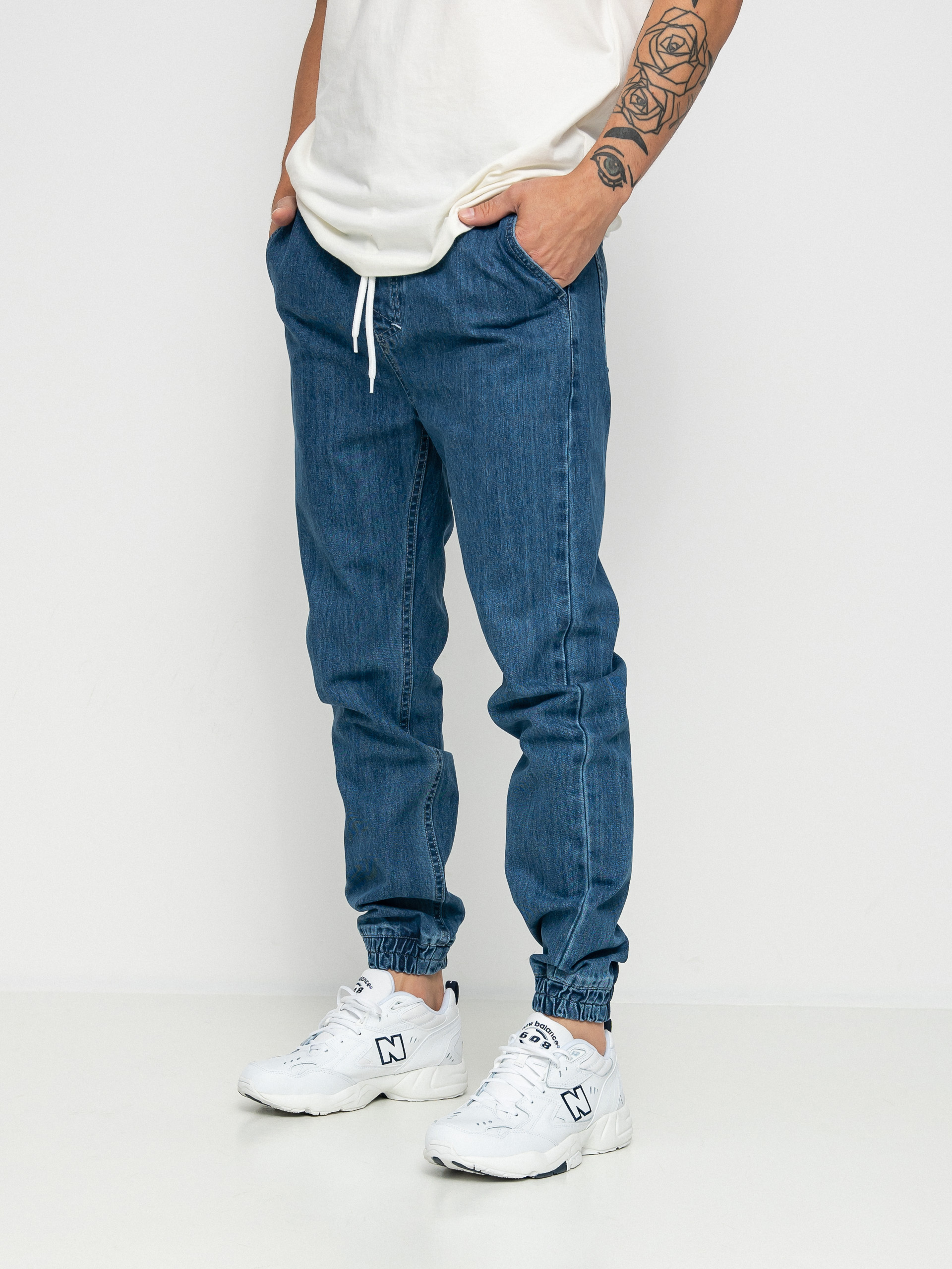 Pantaloni MassDnm Signature 2.0 Joggers Jeans Sneaker Fit (blue)