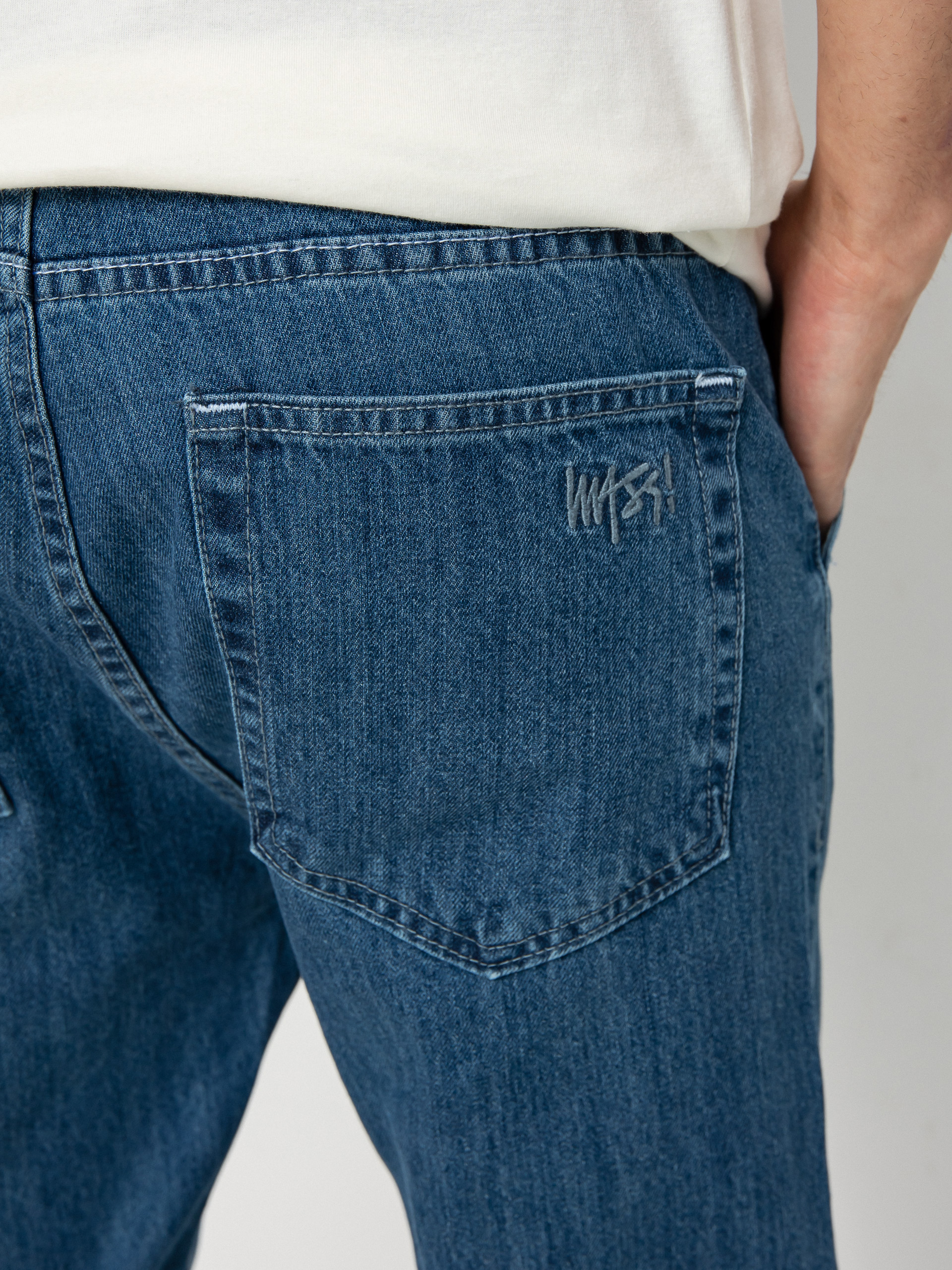 Pantaloni MassDnm Signature 2.0 Joggers Jeans Sneaker Fit (blue)