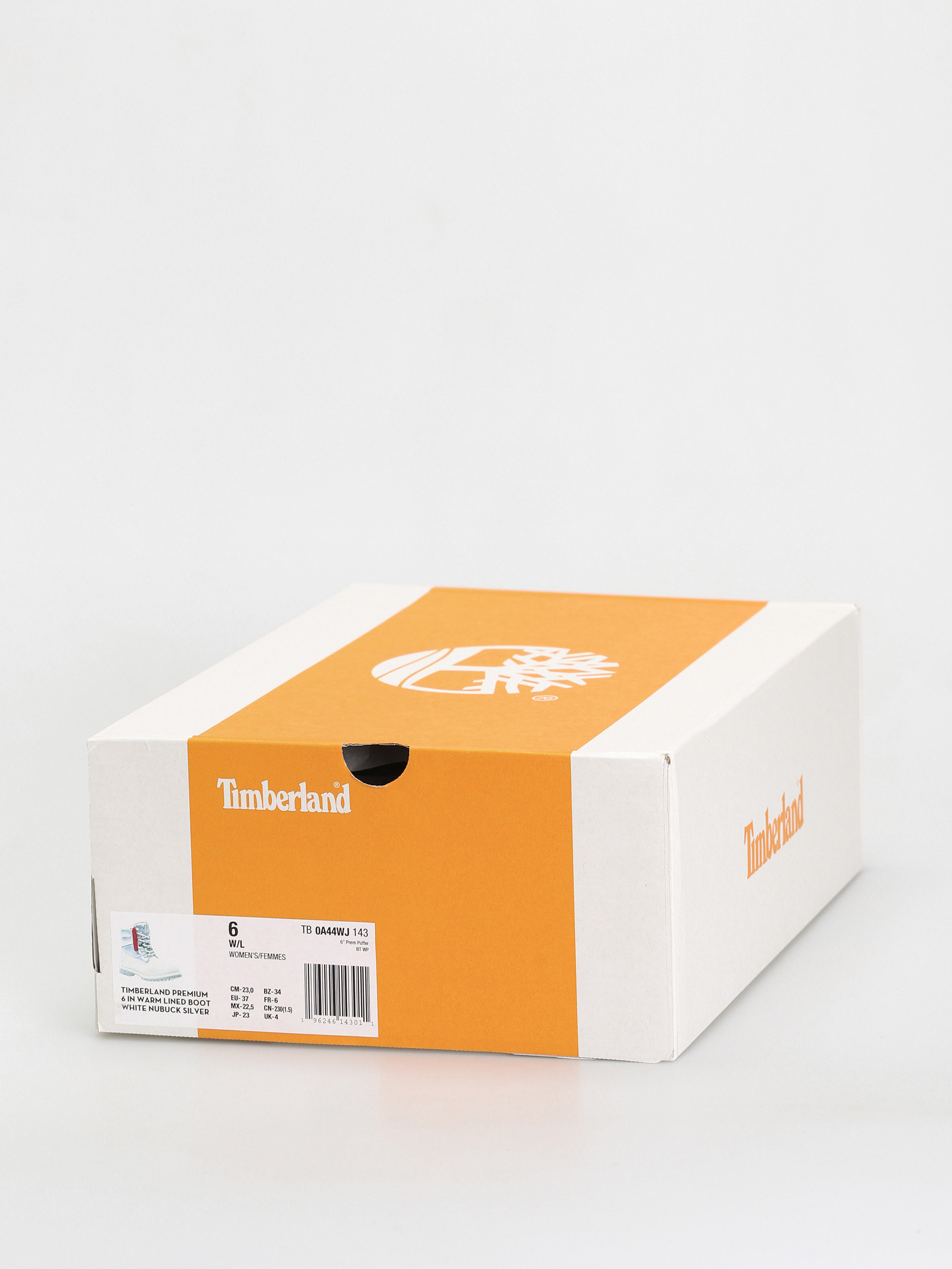 Pantofi Timberland 6 Prem Puffer Bt Wp Wmn (white nubuck/silver)