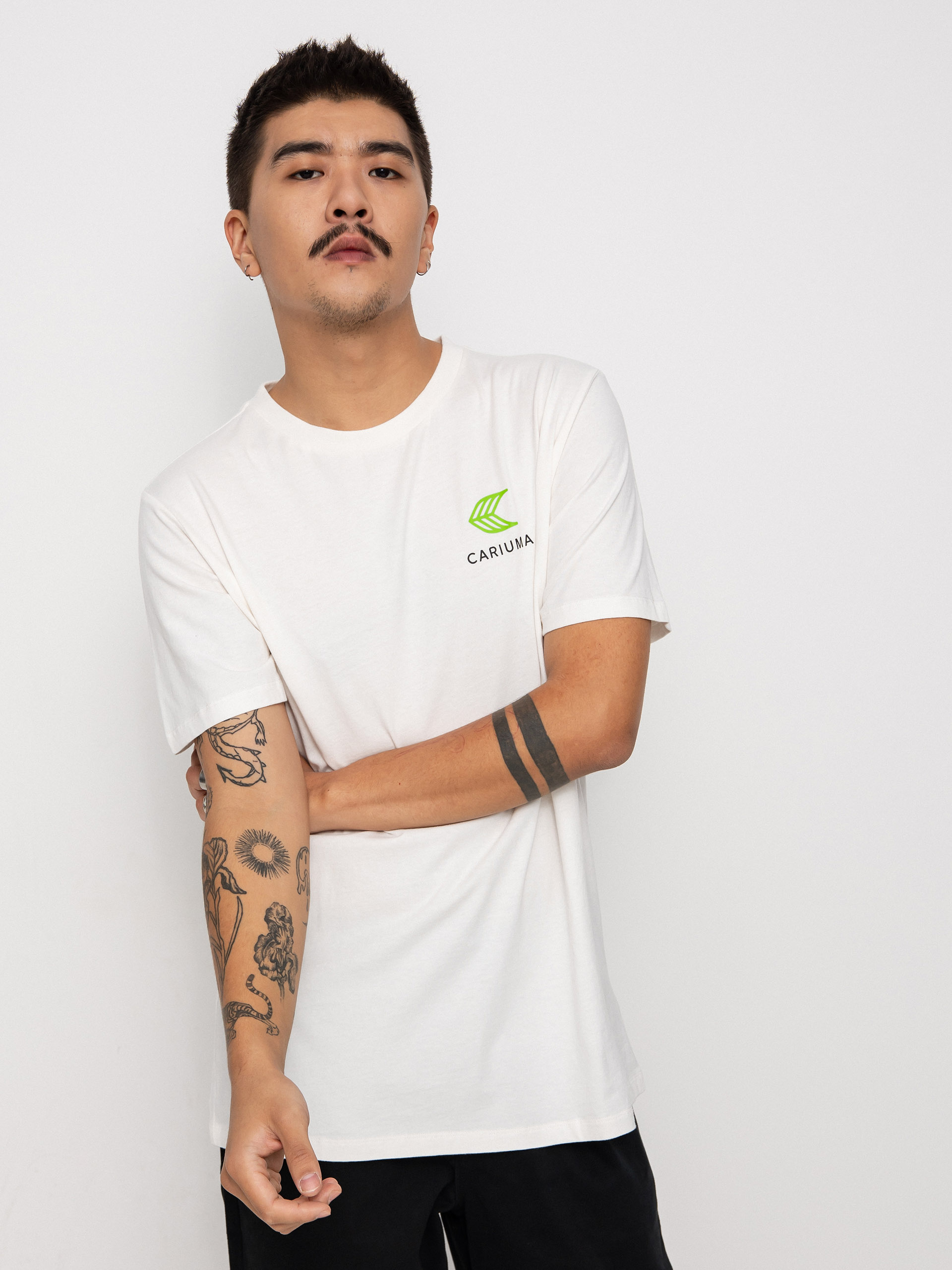 Tricou Cariuma Skate with your Heart (off white)