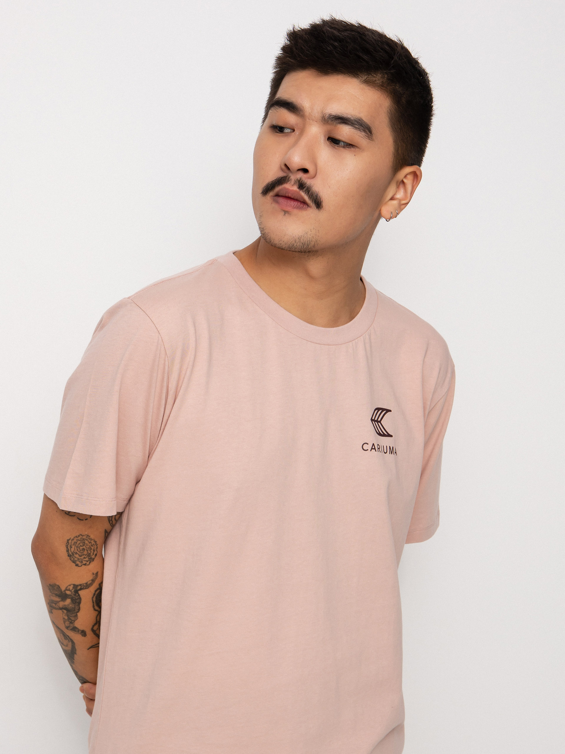 Tricou Cariuma Skate with your Heart (rose)