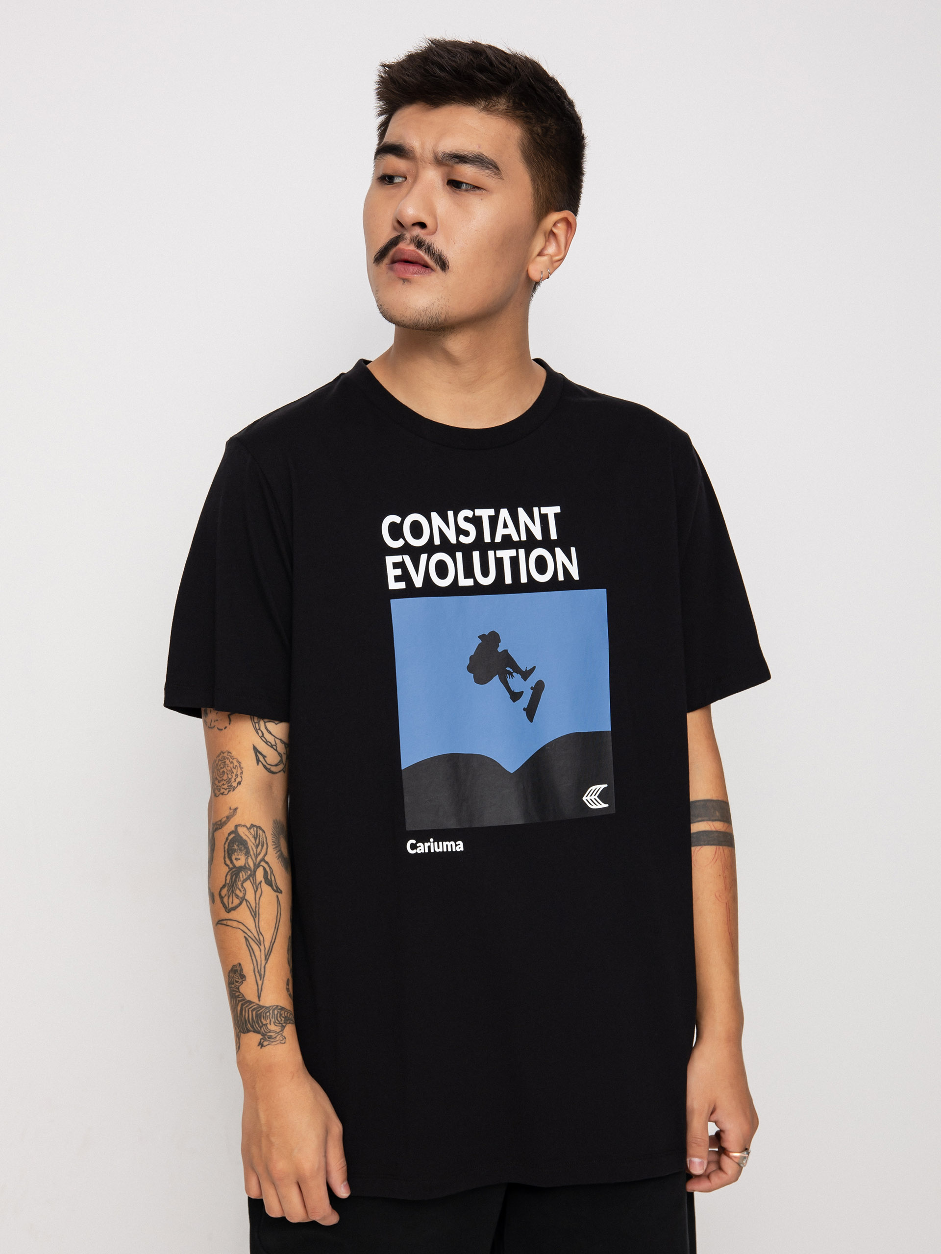 Tricou Cariuma Constant Evolution (black)