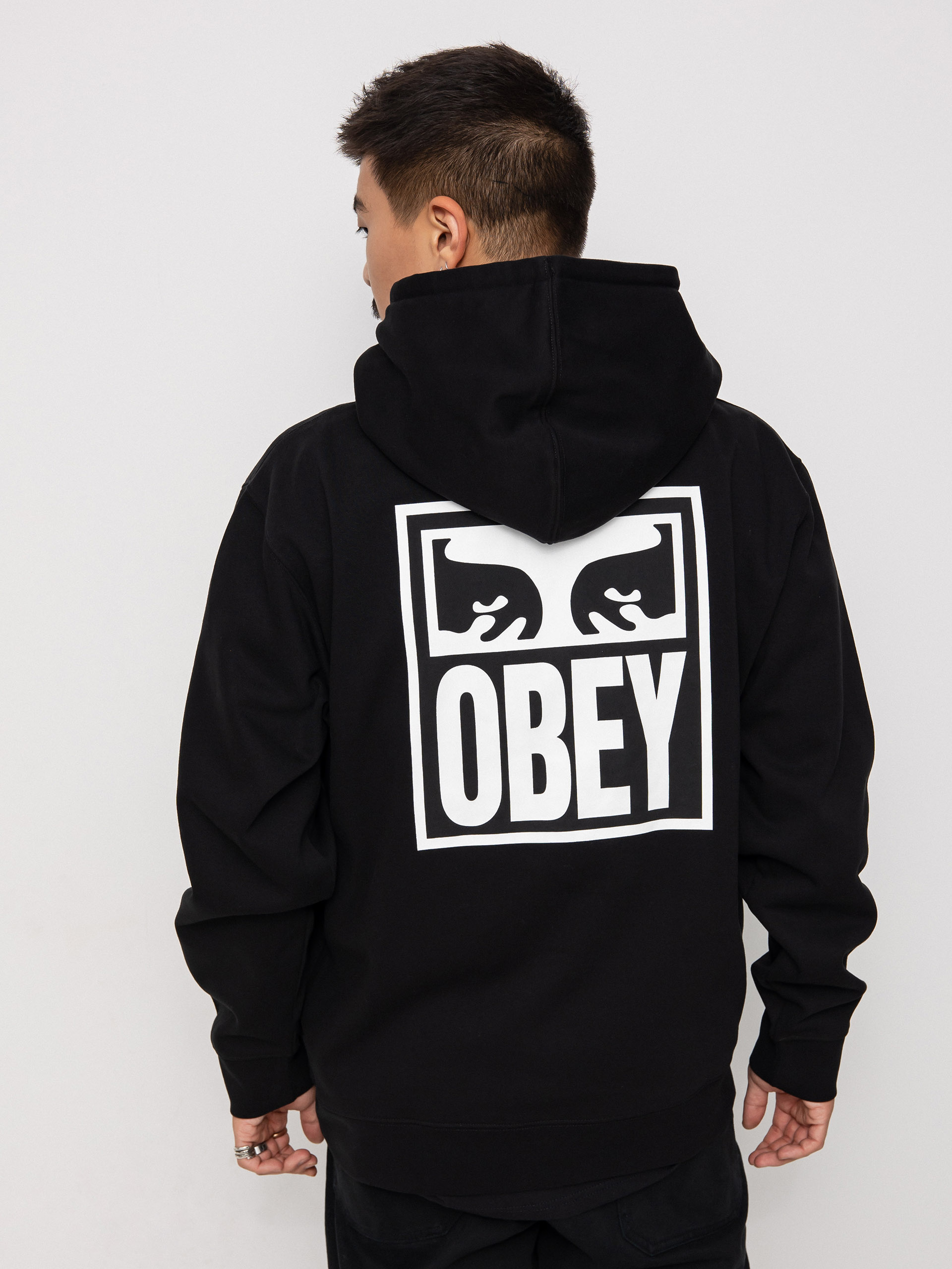Hanorac cu glugu0103 OBEY Obey Eyes Icon HD (black)