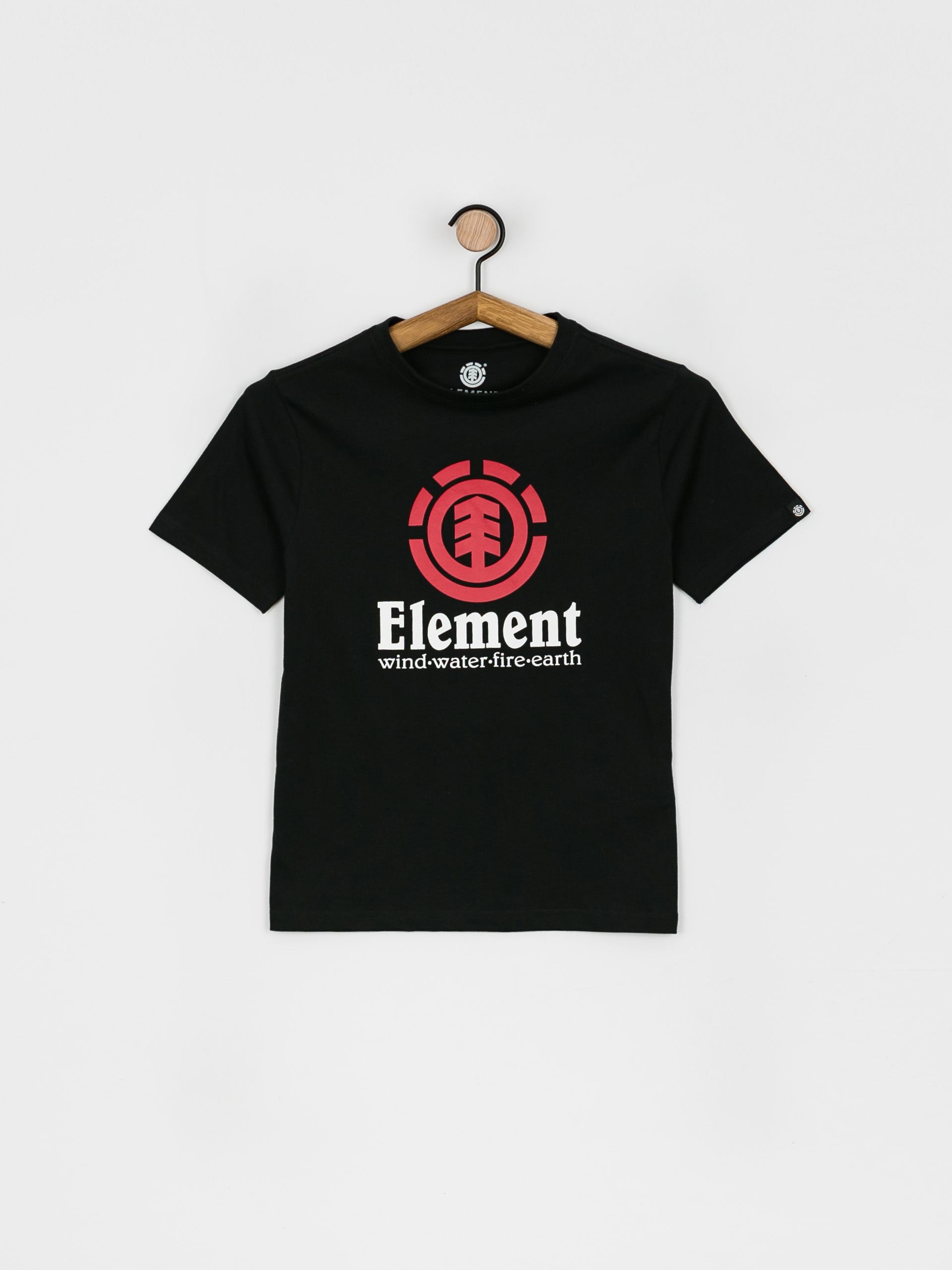Tricou Element Vertical JR (flint black)
