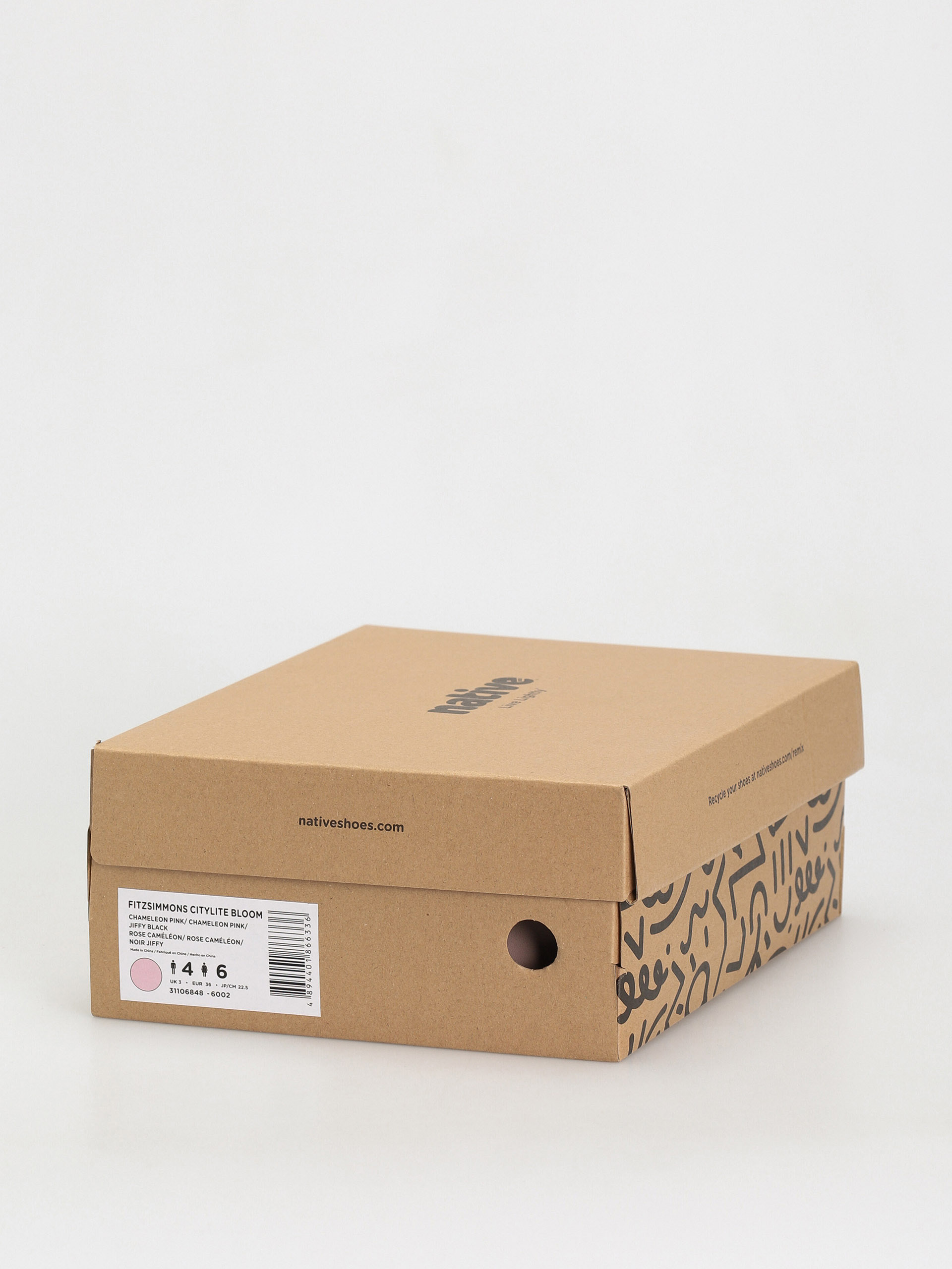 Pantofi de iarnă Native Fitzsimmons Citylite (chameleon pink/chameleon pink/jiffy black)