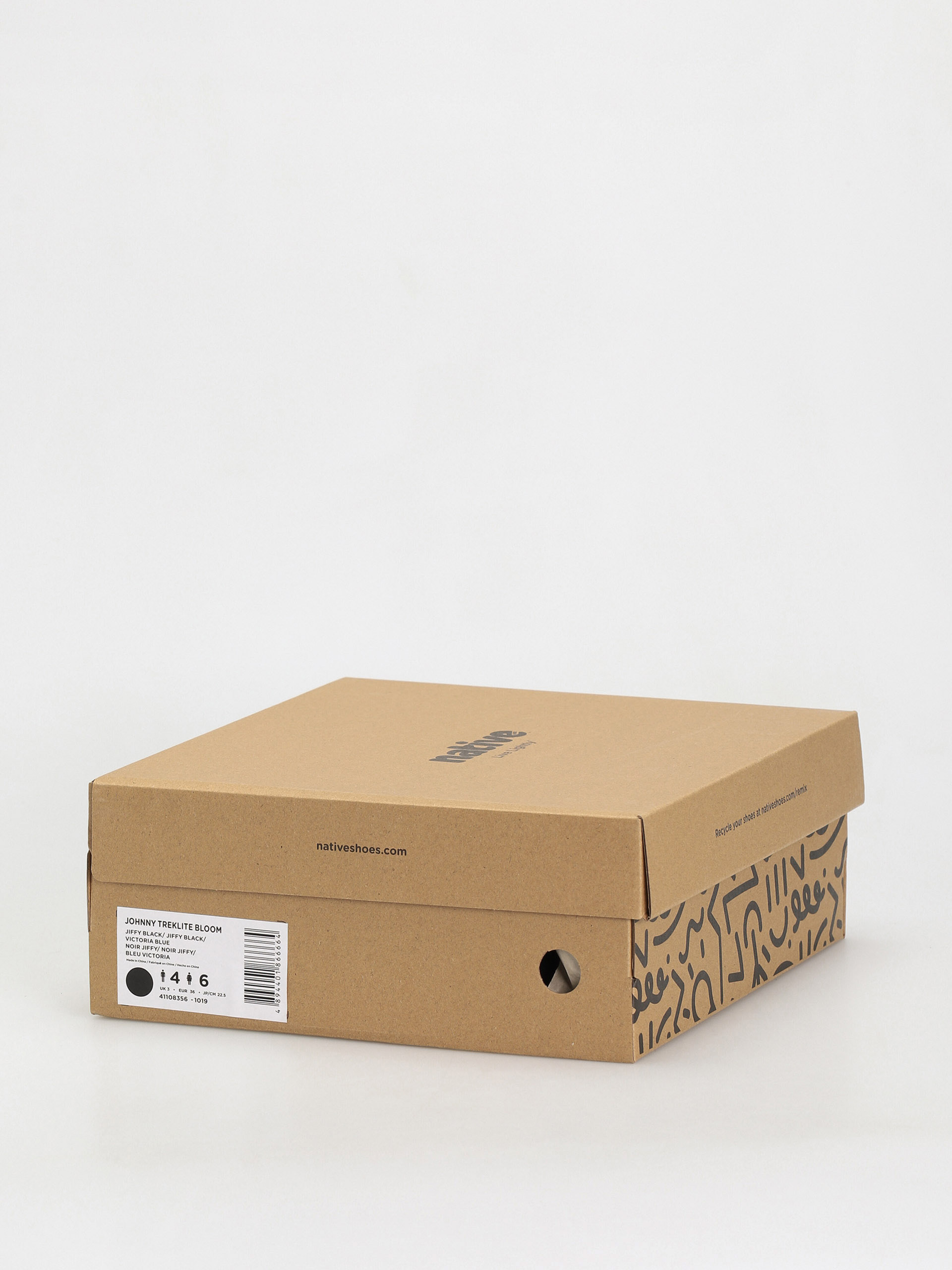 Pantofi de iarnă Native Johnny Treklite (jiffy black/jiffy black/victoria blue)