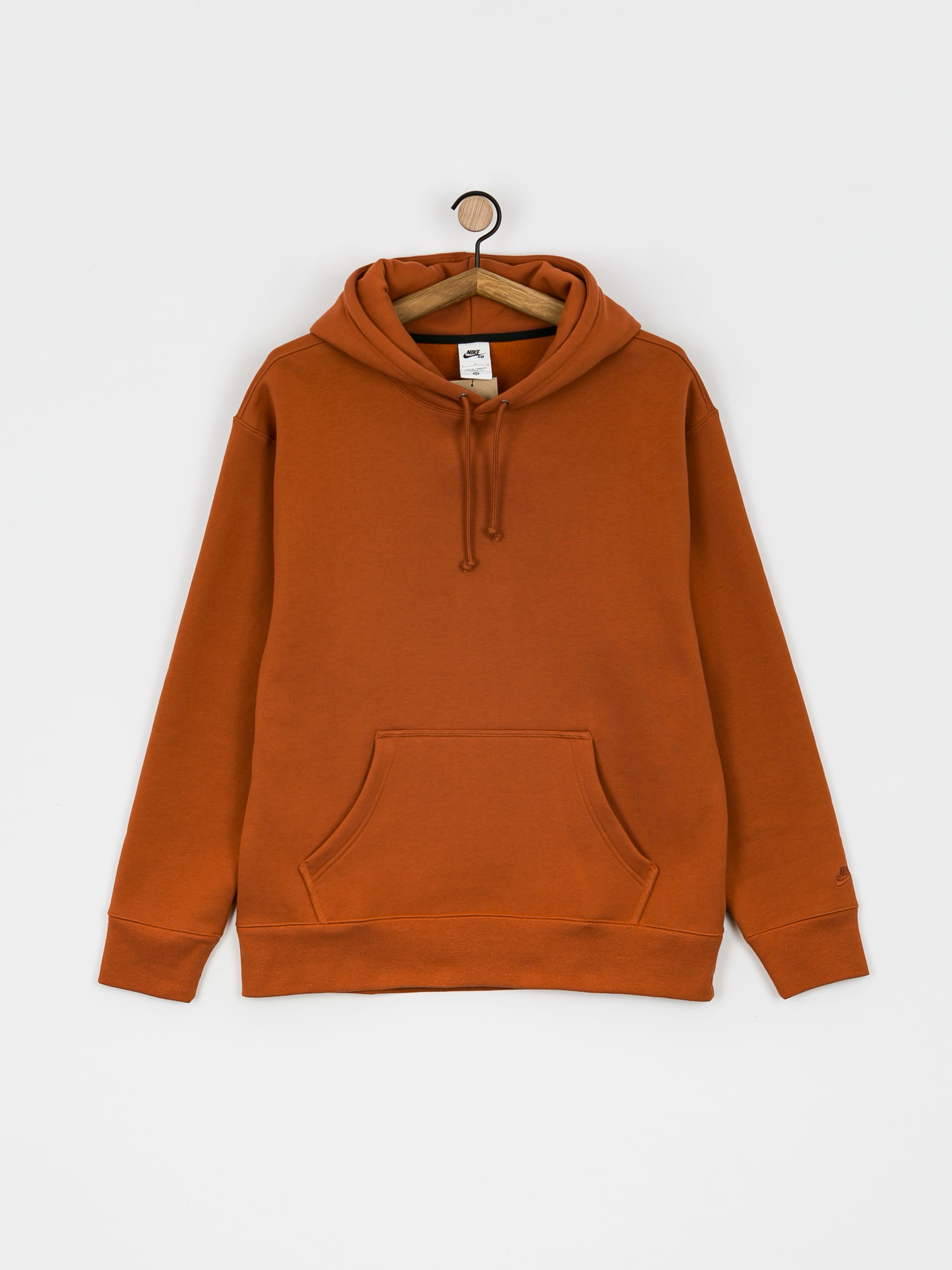 Hanorac cu glugă Nike SB Hoodie ISO HD (dark russet/dark russet)