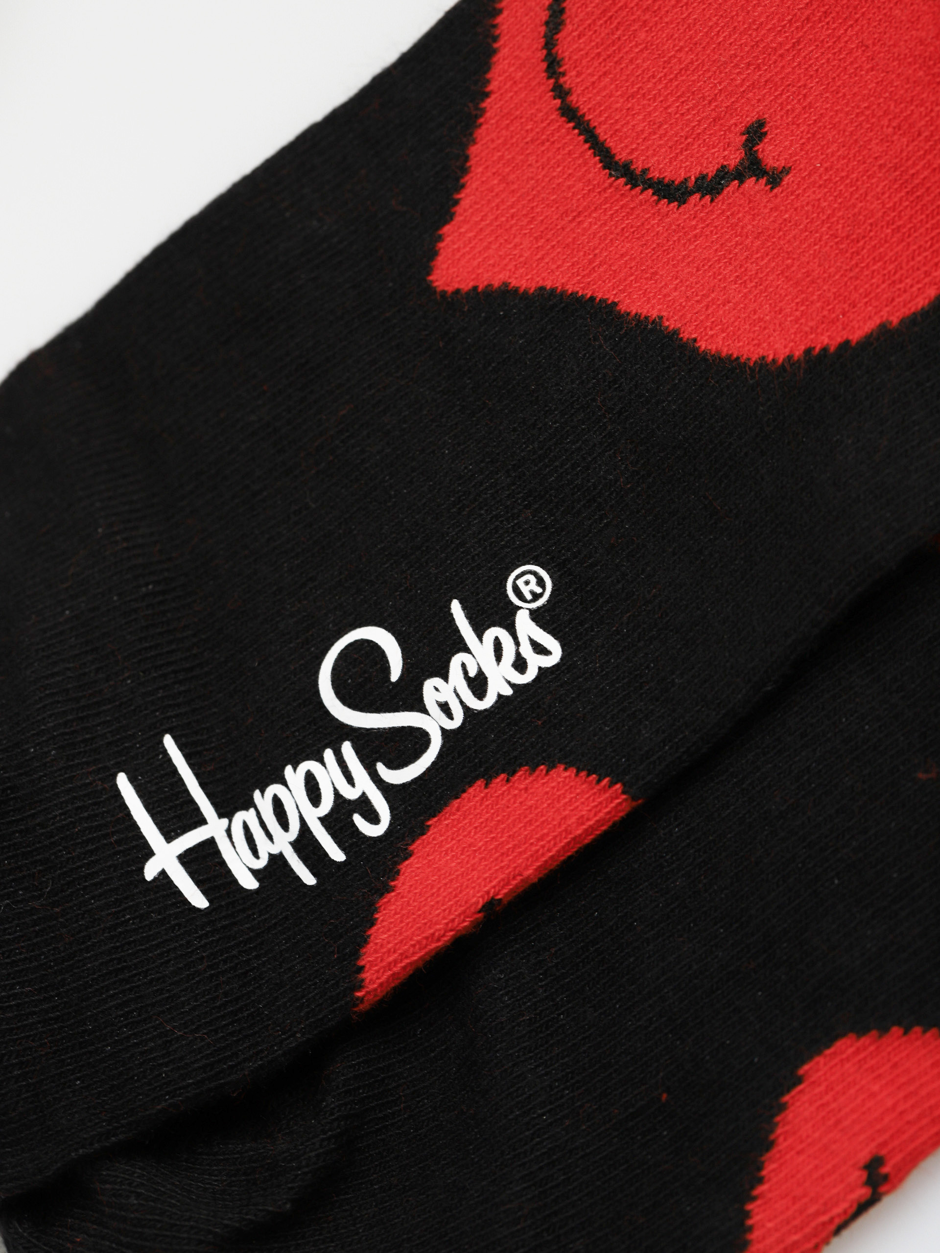 Happy Socks Șosete Valentine 2Pk (black/red)