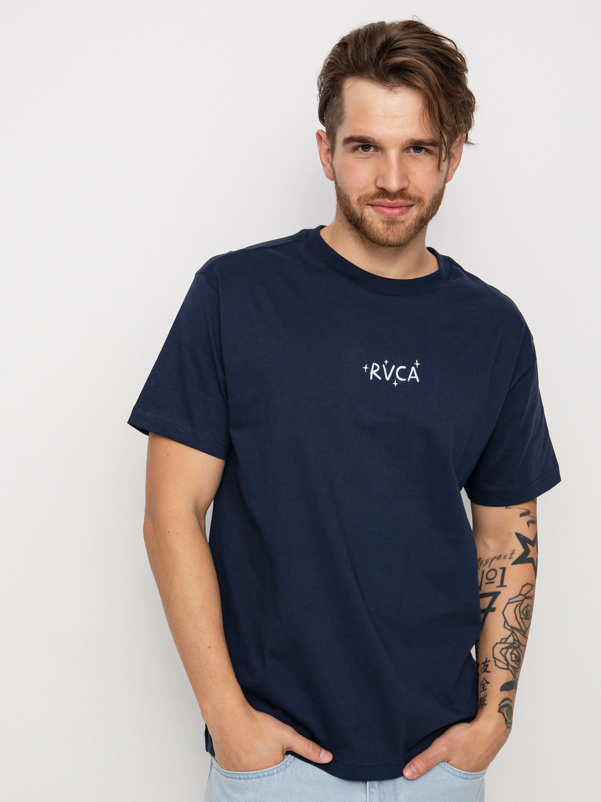 Tricou RVCA Blue Moon (navy)