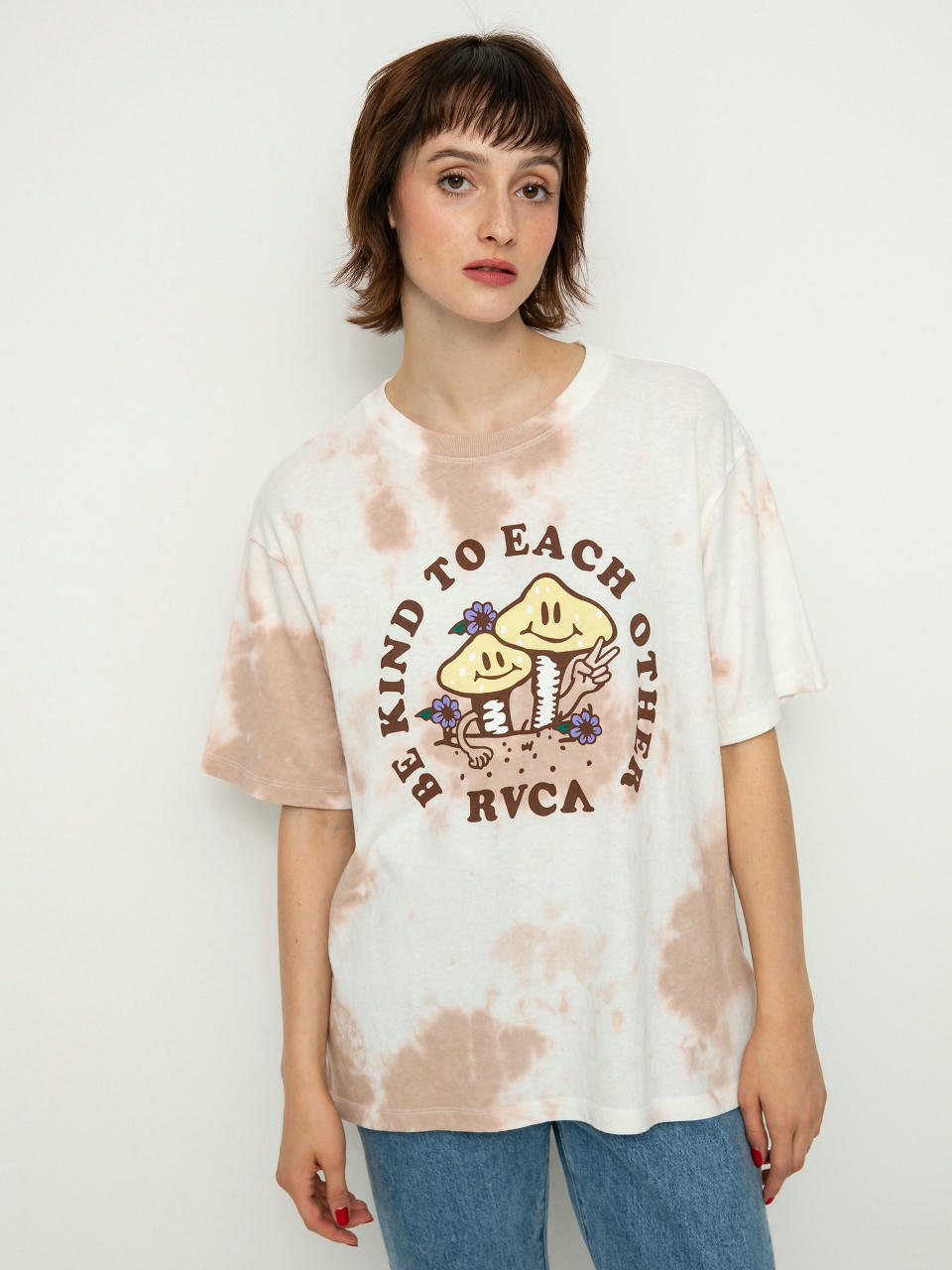 Tricou RVCA Be Kind Wmn (dusty rose)