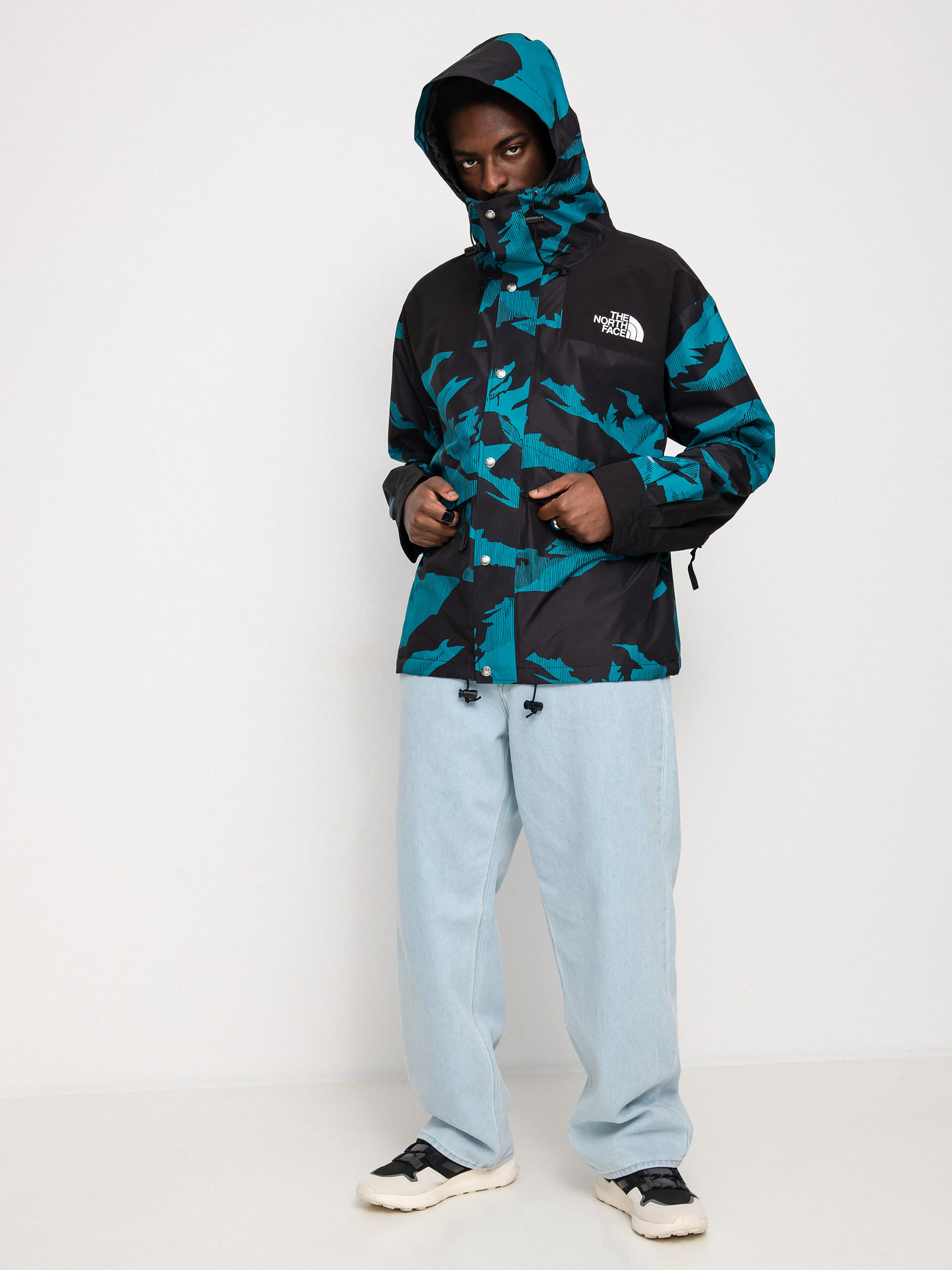 Geacă The North Face Printed 86 Retro Mountain (harbor blue mountain peak print)