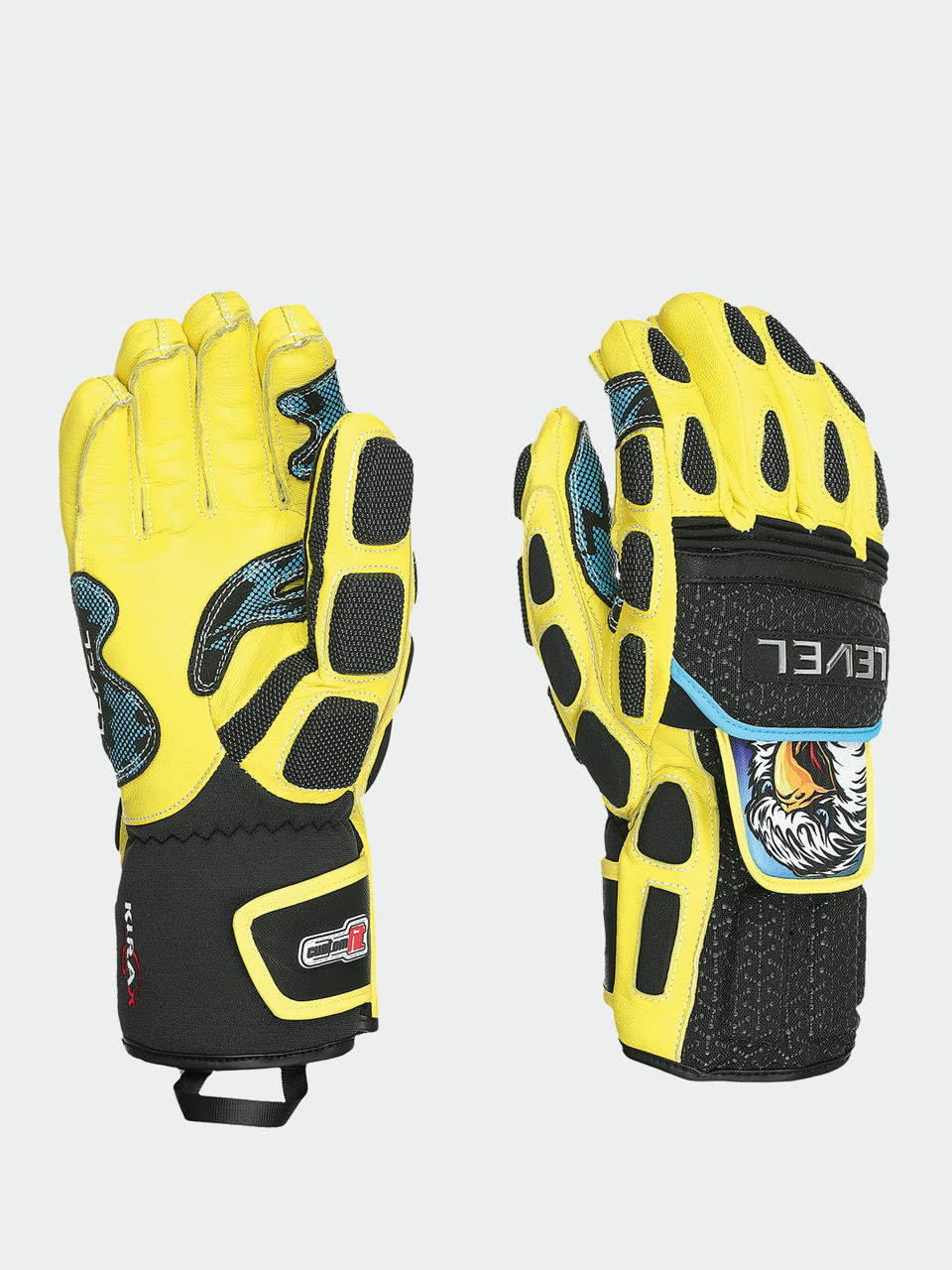 DC Salute Glove Safety Yellow, Guantes snowboard