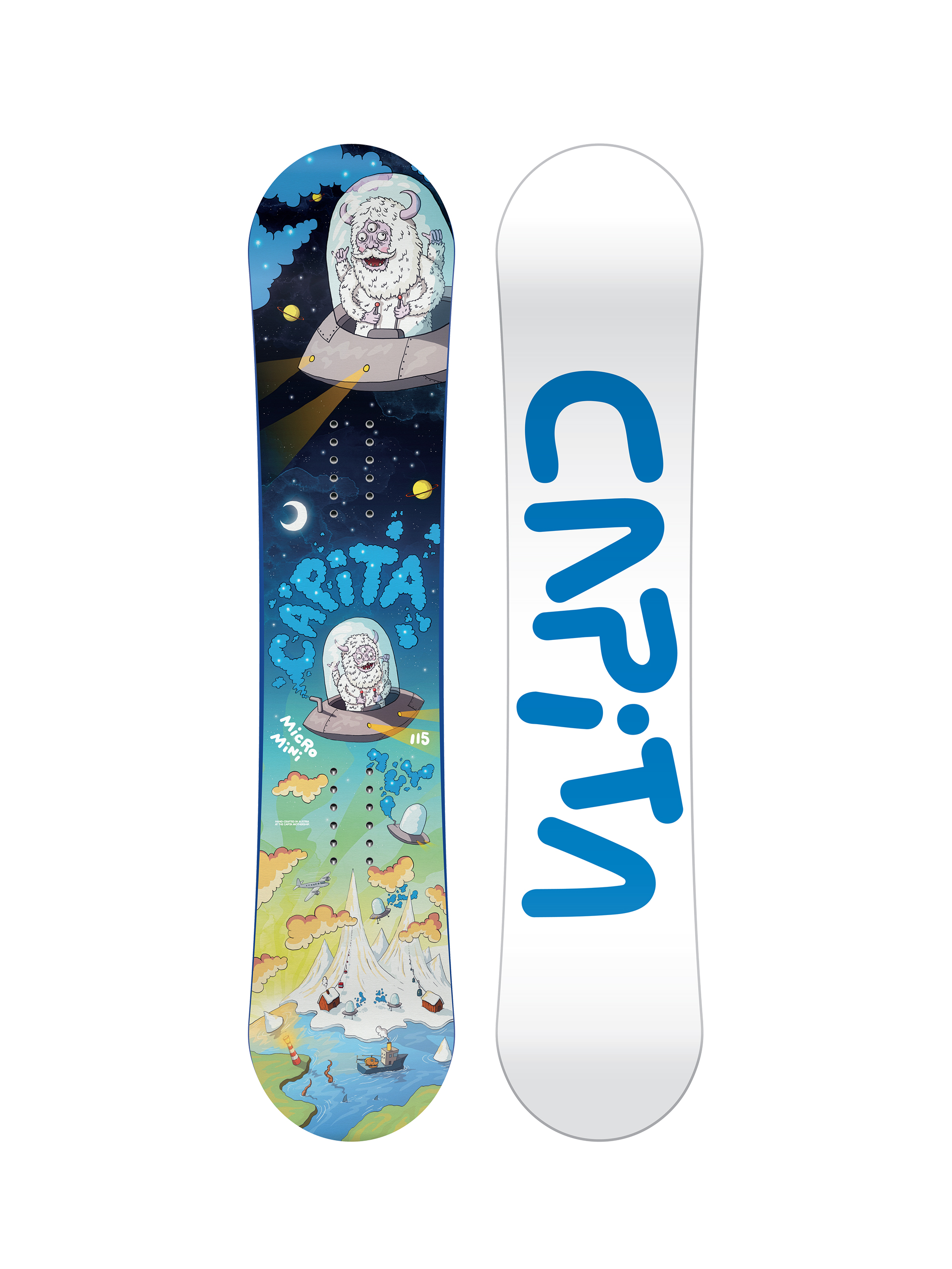 Snowboard Capita Micro Mini JR (blue/white/blue)