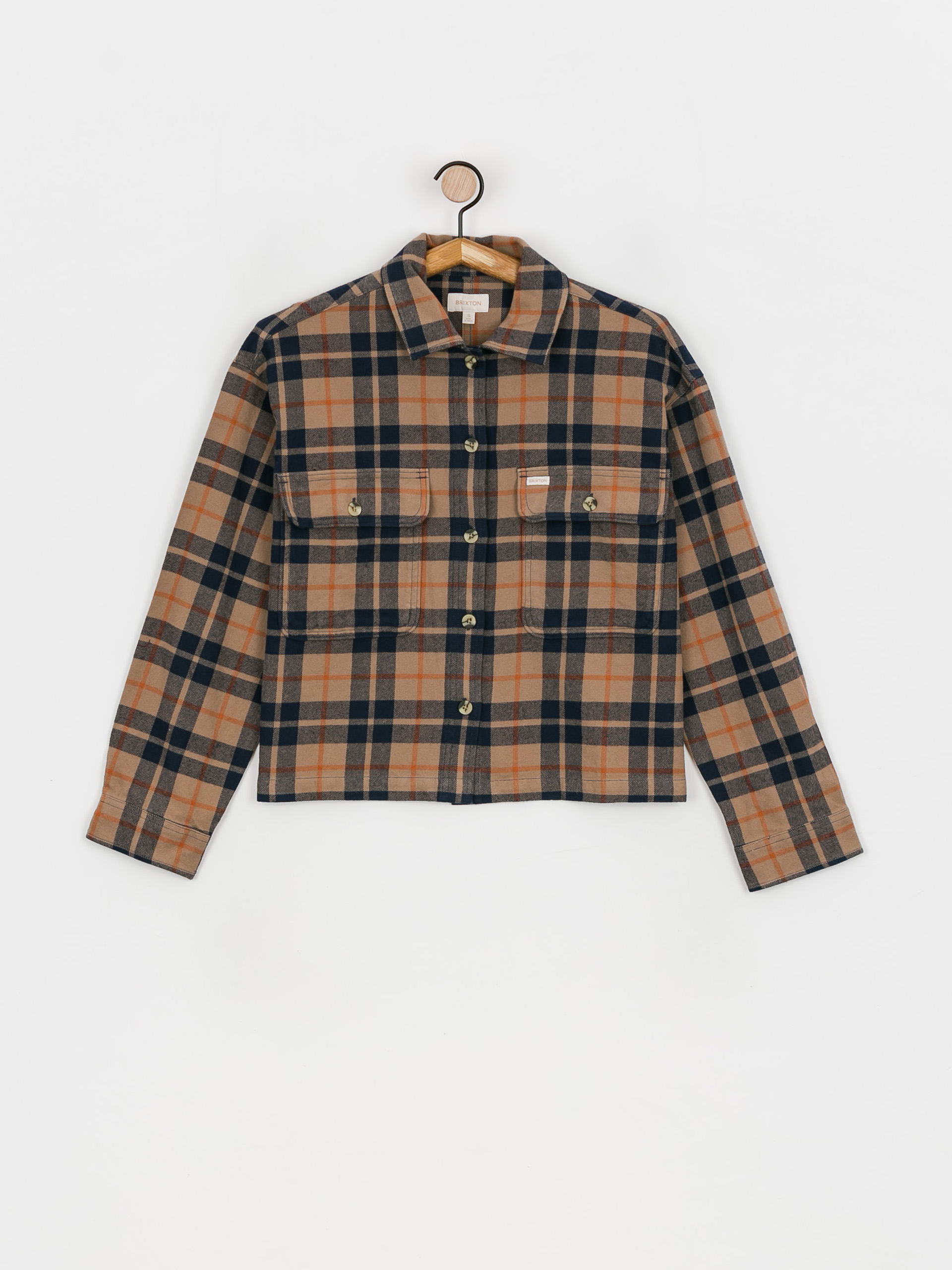 Cămașă Brixton Bowery Flannel Ls Wmn (pine bark)