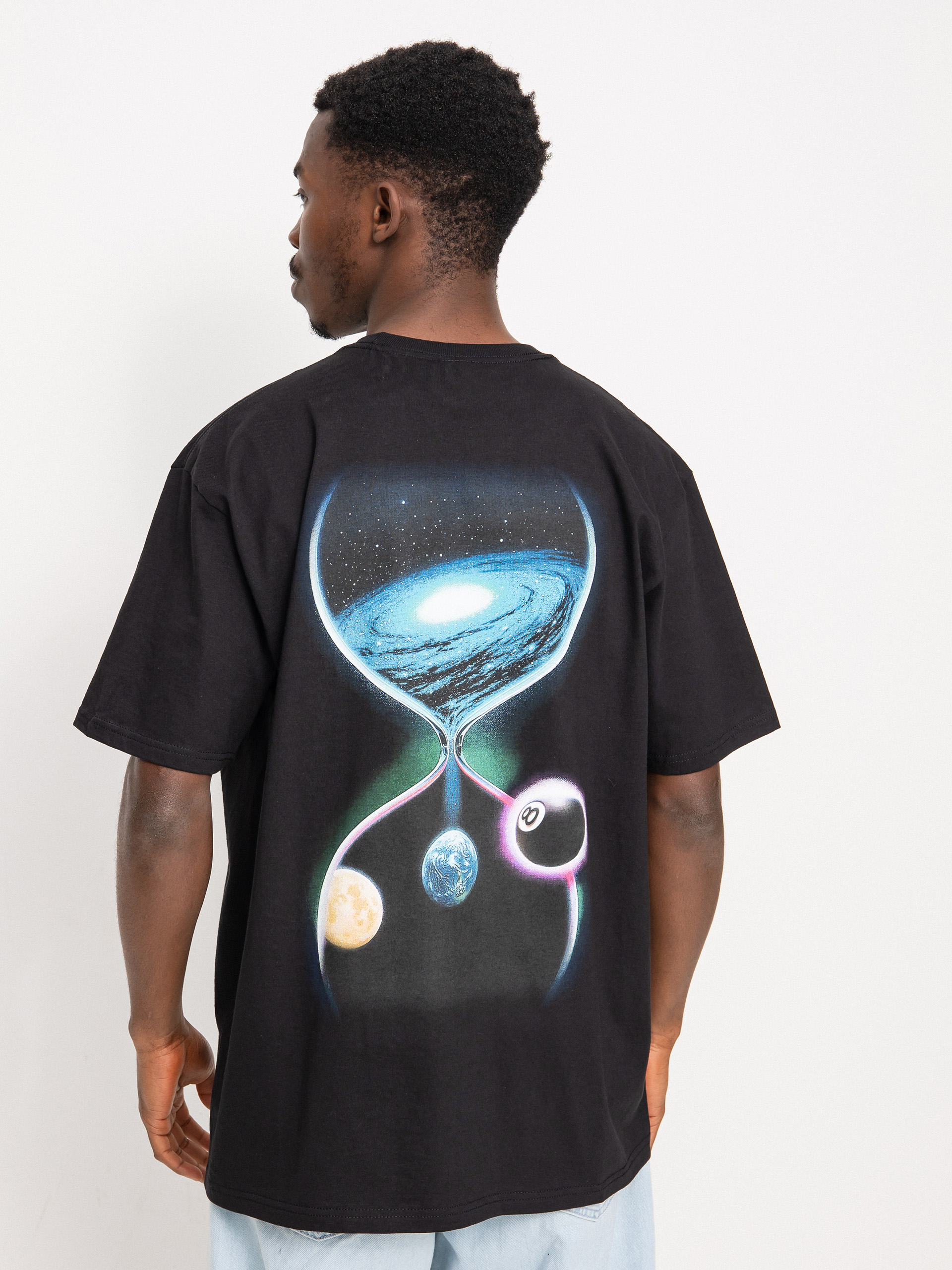 Tricou Stussy Galaxy (black)