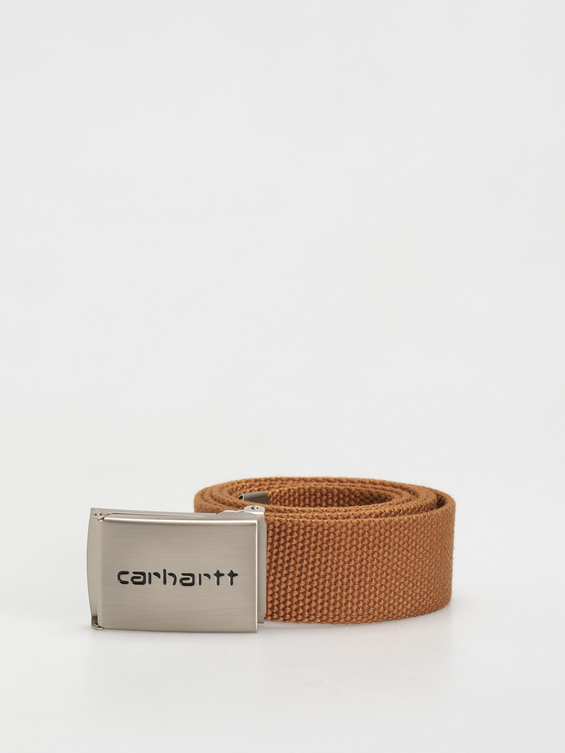 Curea Carhartt WIP Clip Belt Chrome (hamilton brown)
