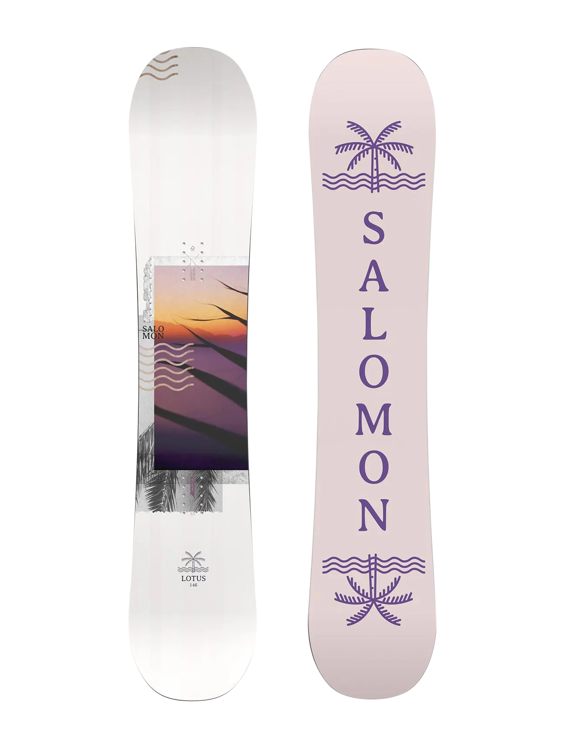 Snowboard Salomon Lotus Wmn - alb, roz (wi23)