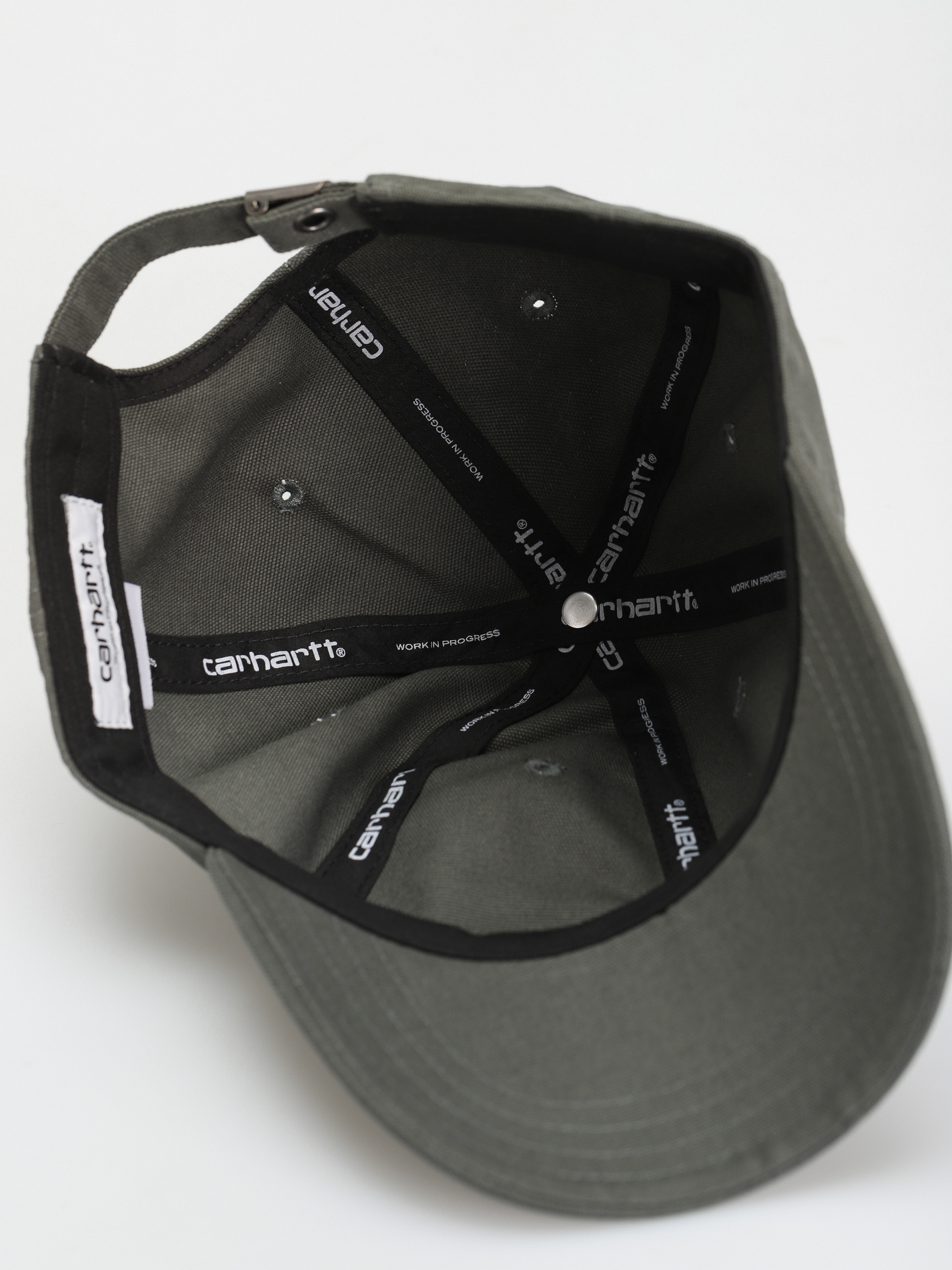 Șapcă Carhartt WIP Canvas Script (boxwood/ochre)