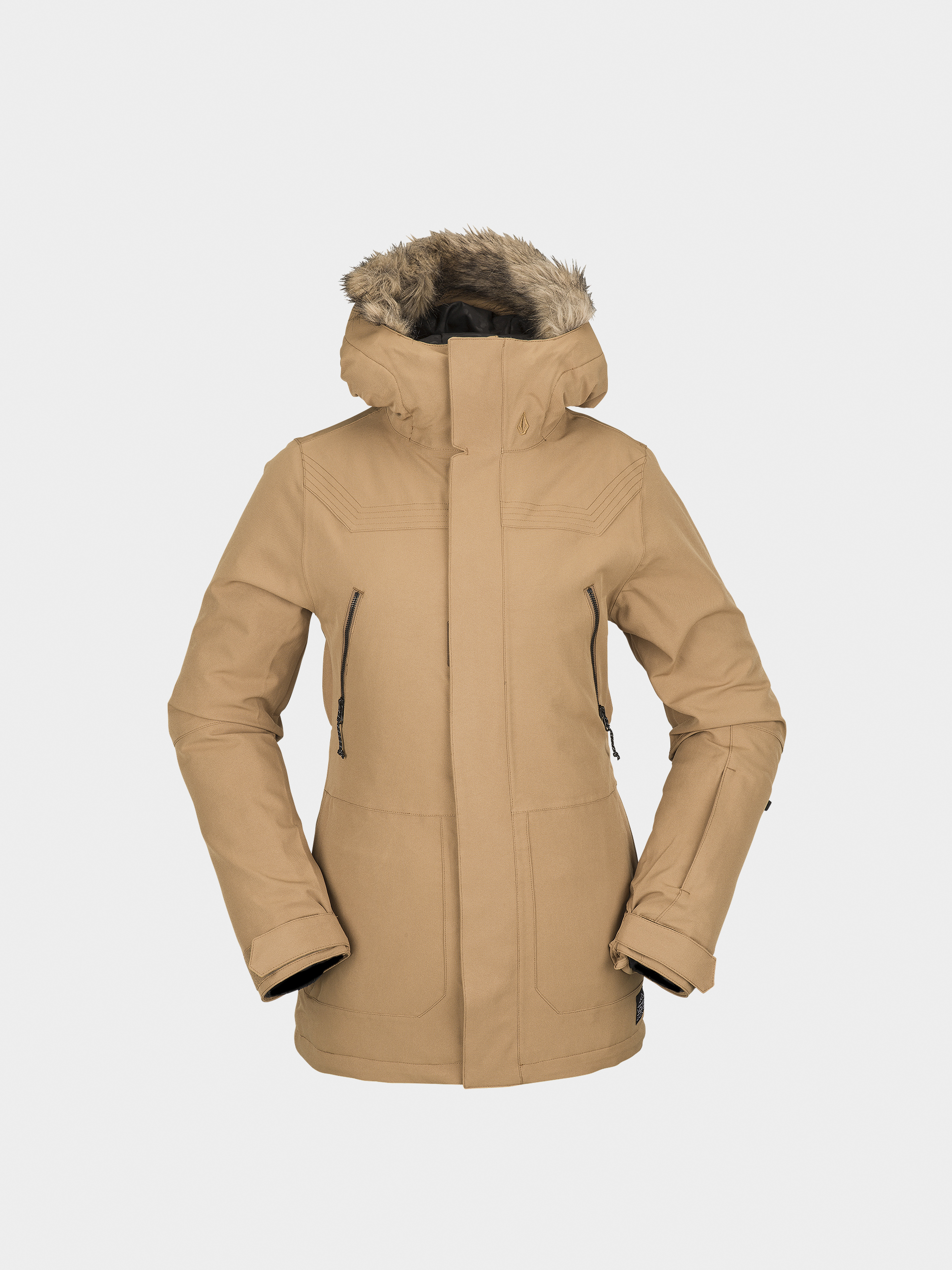Pentru femei Geacă de snowboard Volcom Shadow Ins (caramel)