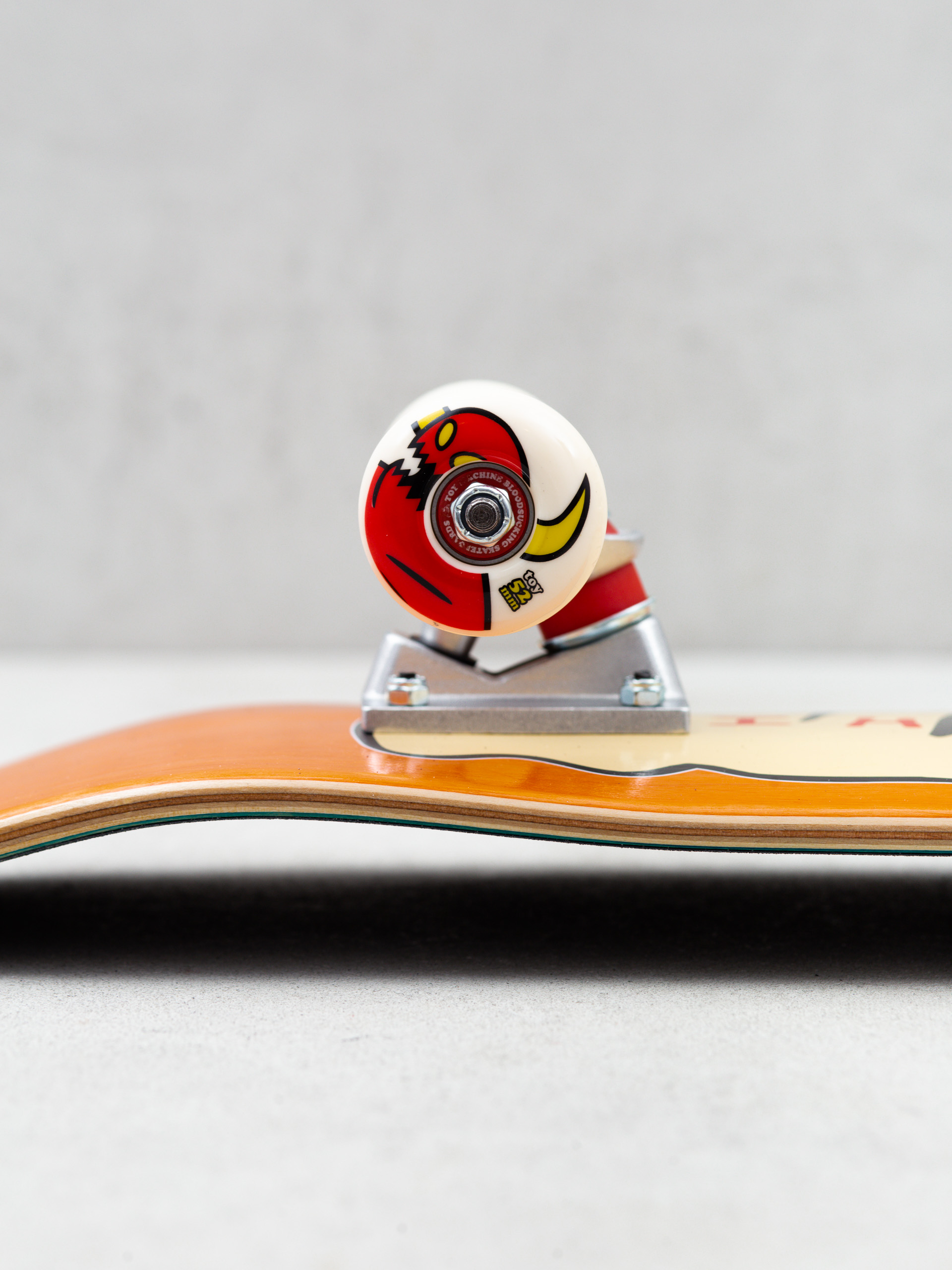 Skateboard Toy Machine Fists Woodgrain (orange)