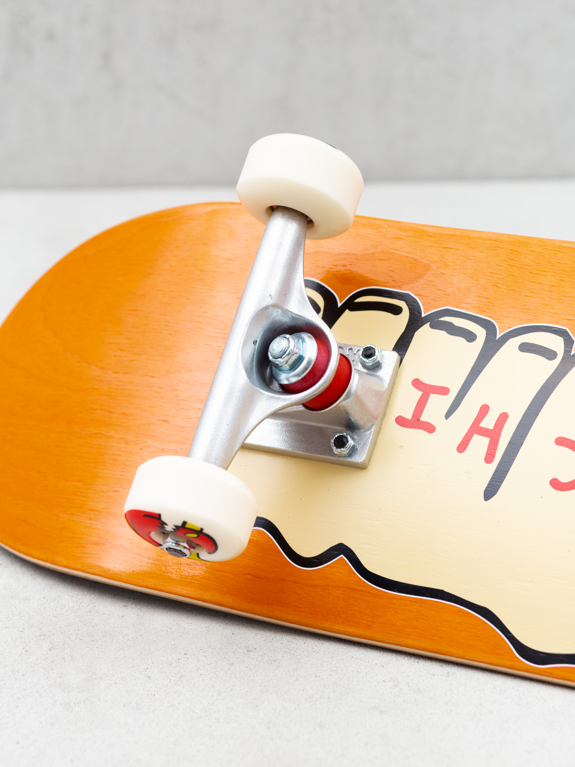 Skateboard Toy Machine Fists Woodgrain (orange)