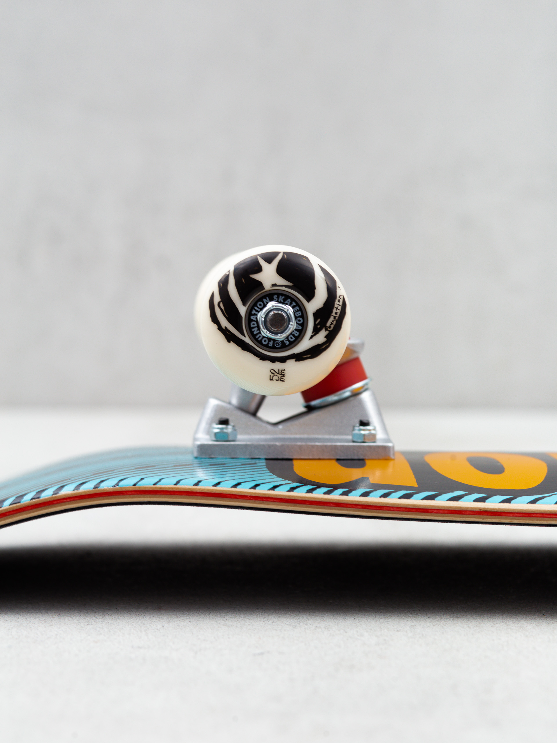 Skateboard Foundation Star (sea blue/orange)