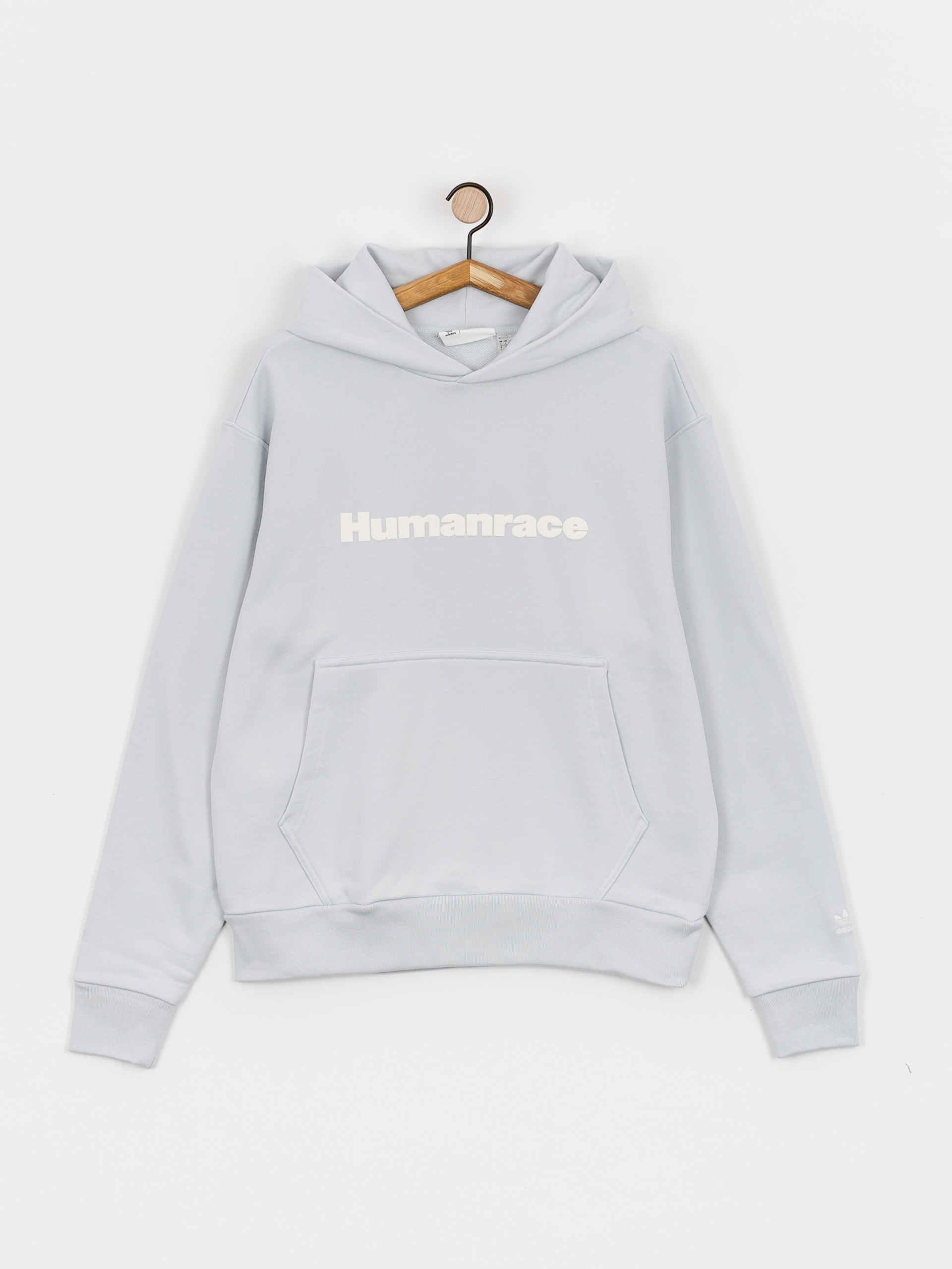 Hanorac cu glugă adidas Originals Pharrell Williams Basics HD (halblu)