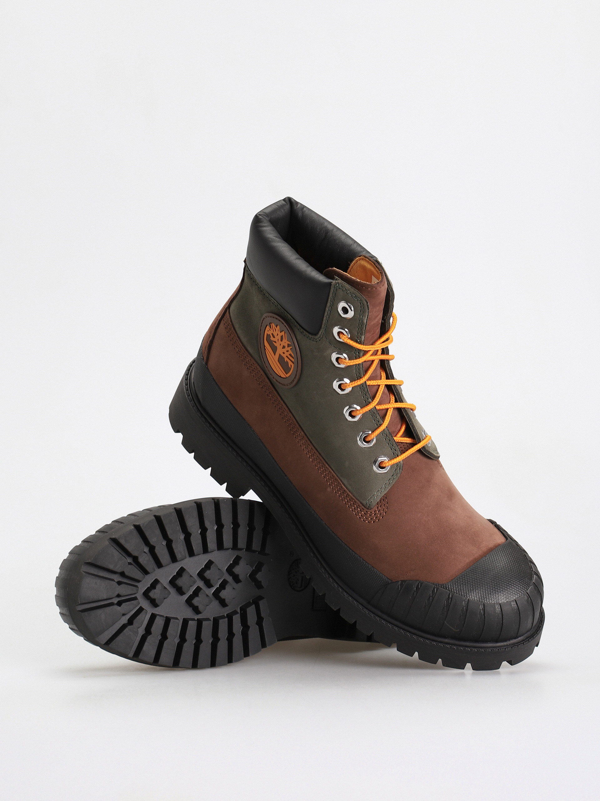 Pantofi Timberland 6 Premium Rubber Toe Wp (medium brown nubuck)