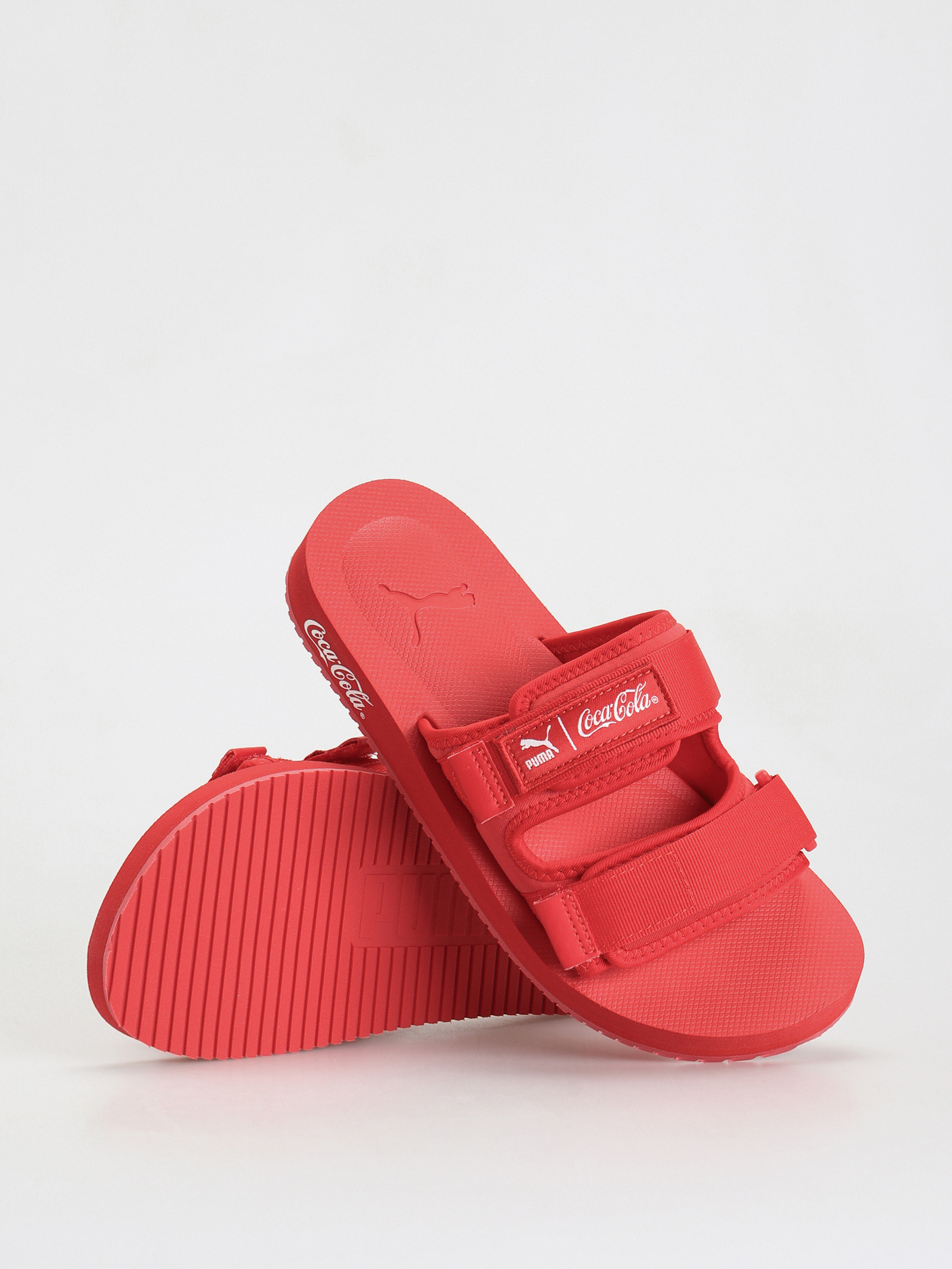 Șlapi Puma X Coca Cola Wilo (racing red/puma white)
