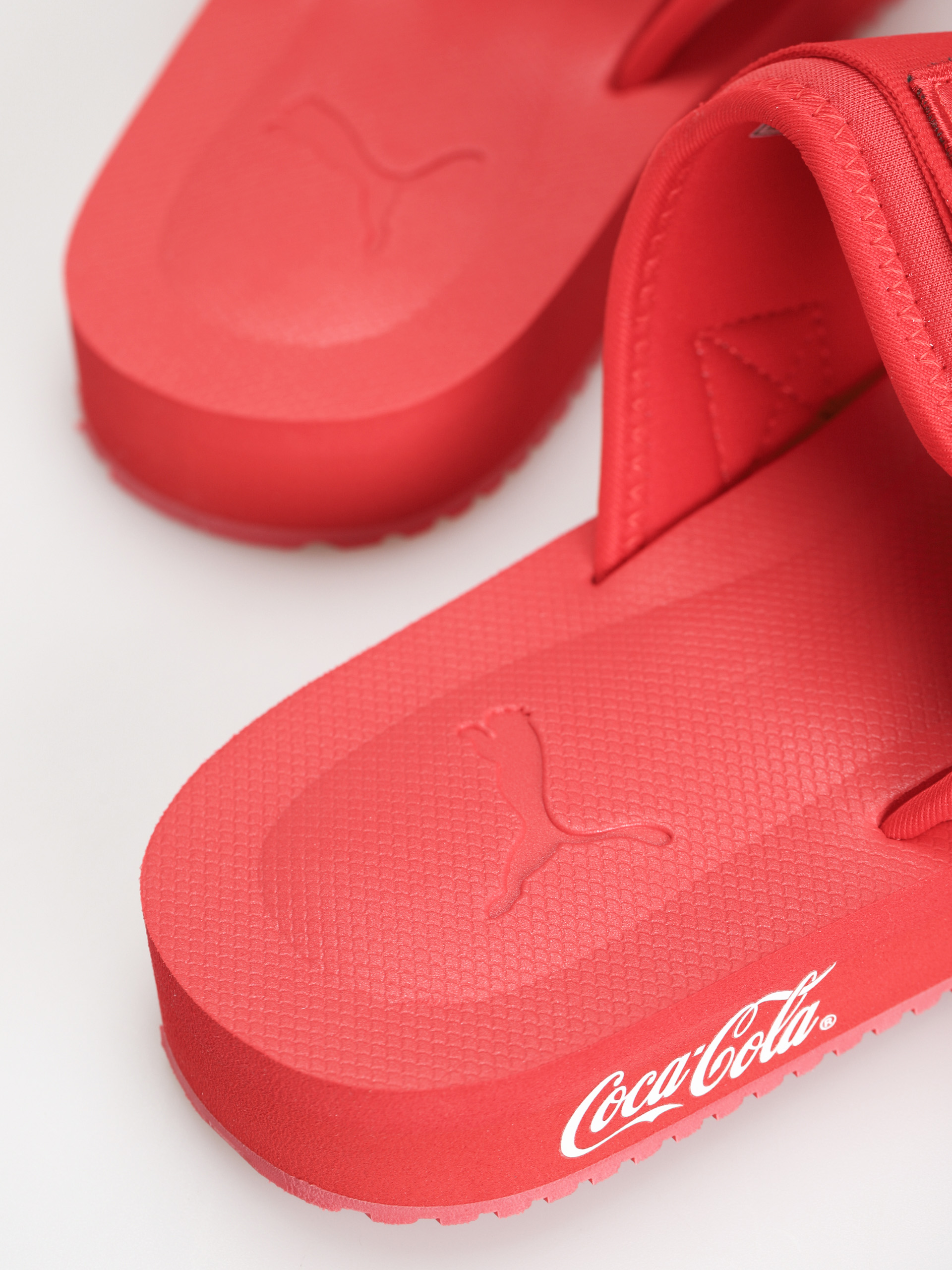 Șlapi Puma X Coca Cola Wilo (racing red/puma white)
