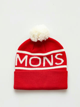 Căciulă Mons Royale Pom Pom (retro red)