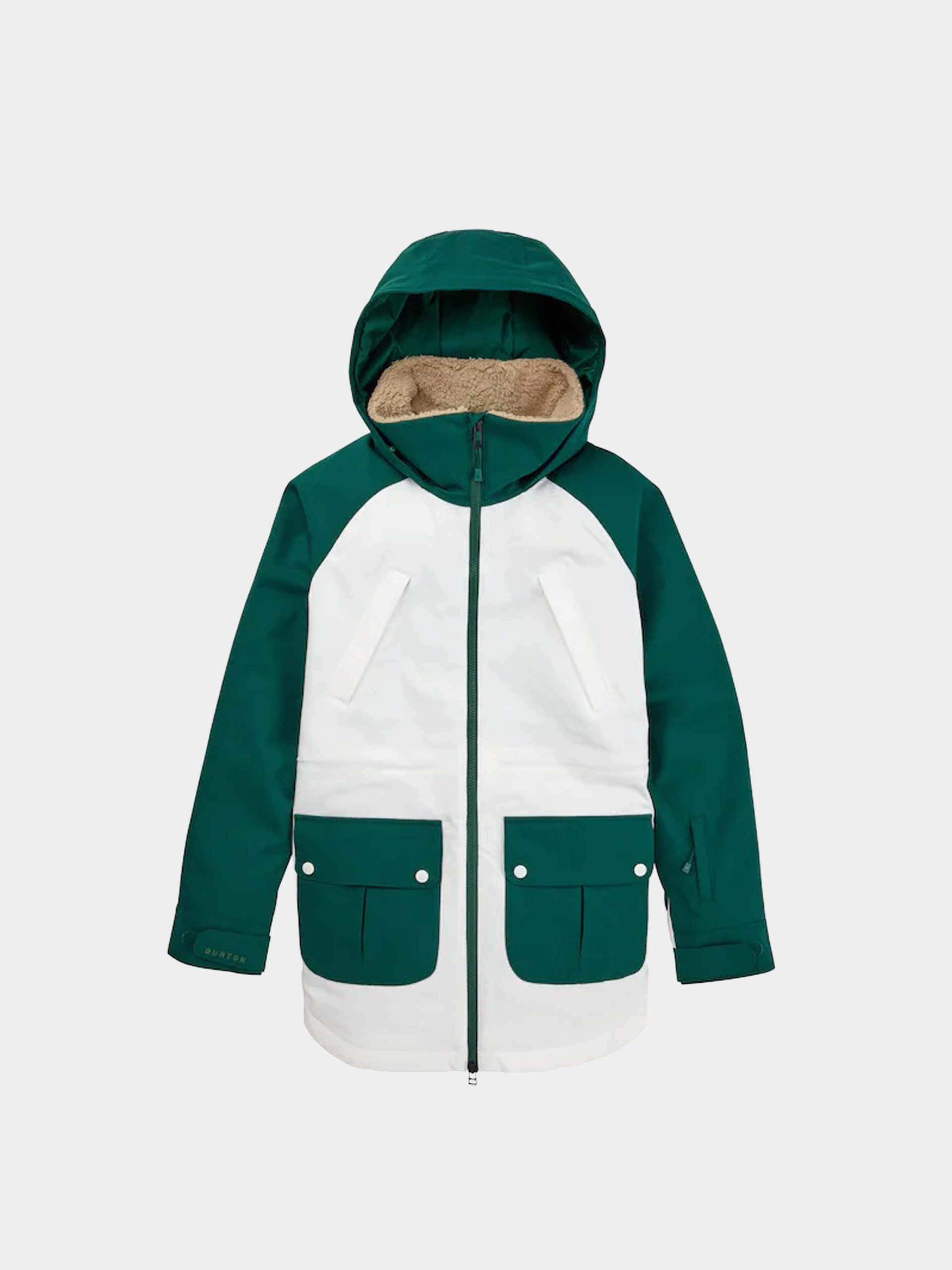 Pentru femei Geacă de snowboard Burton Prowess (botanical garden/stout white)