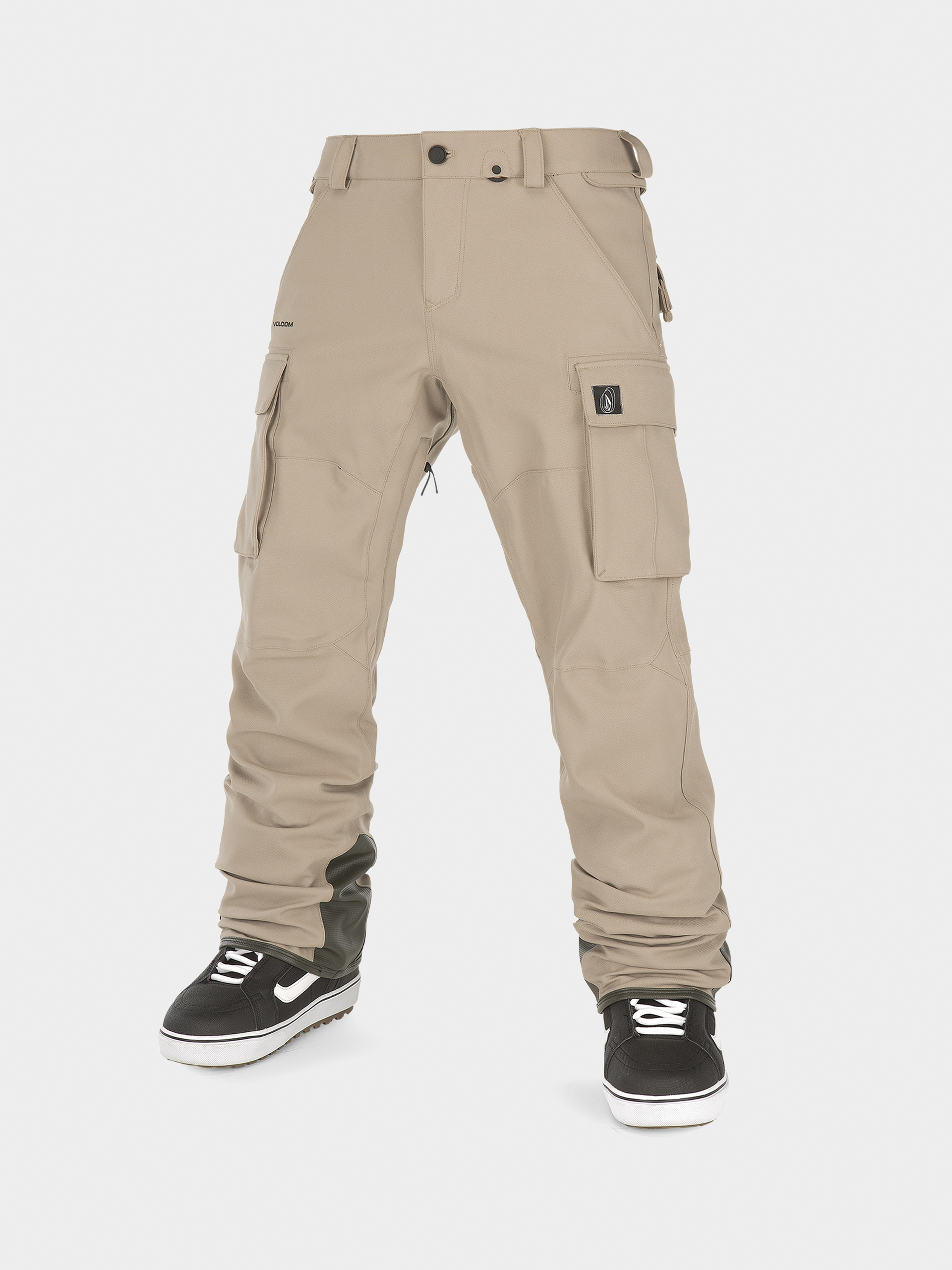Pentru bărbați Pantaloni pentru snowboard Volcom New Articulated (dark khaki)