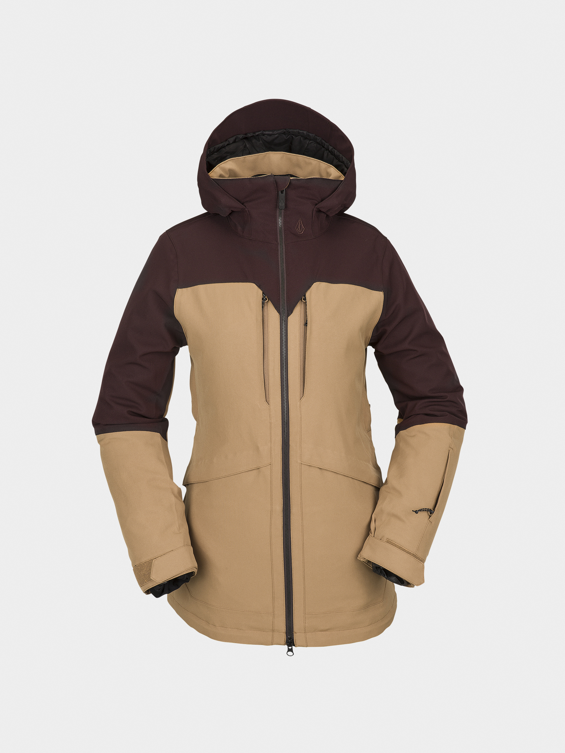 Pentru femei Geacă de snowboard Volcom Shelter 3D Stretch (caramel)