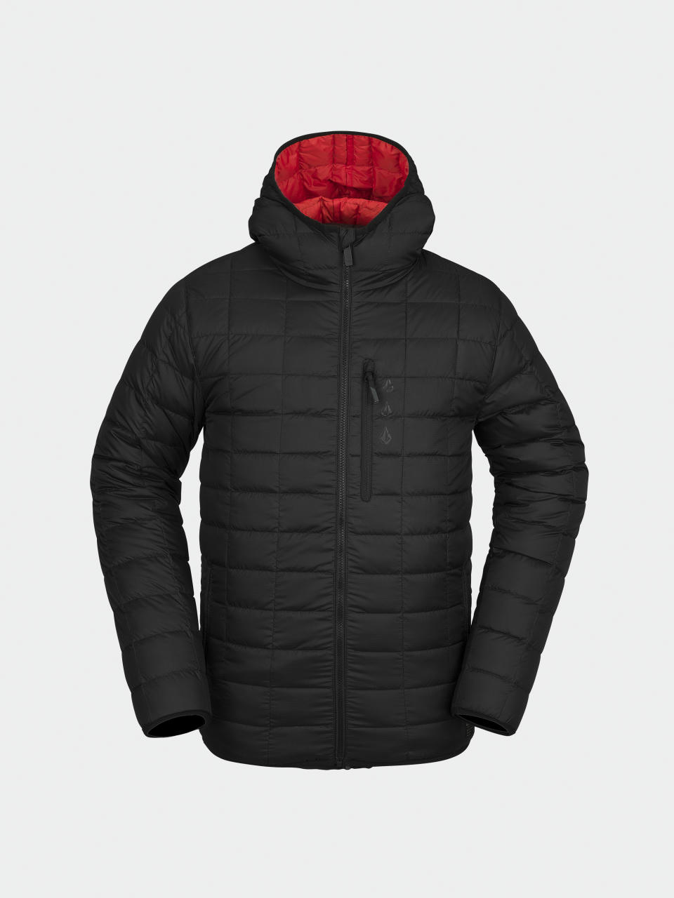 Pentru bărbați Geacă de snowboard Volcom Puff Puff Give (black)