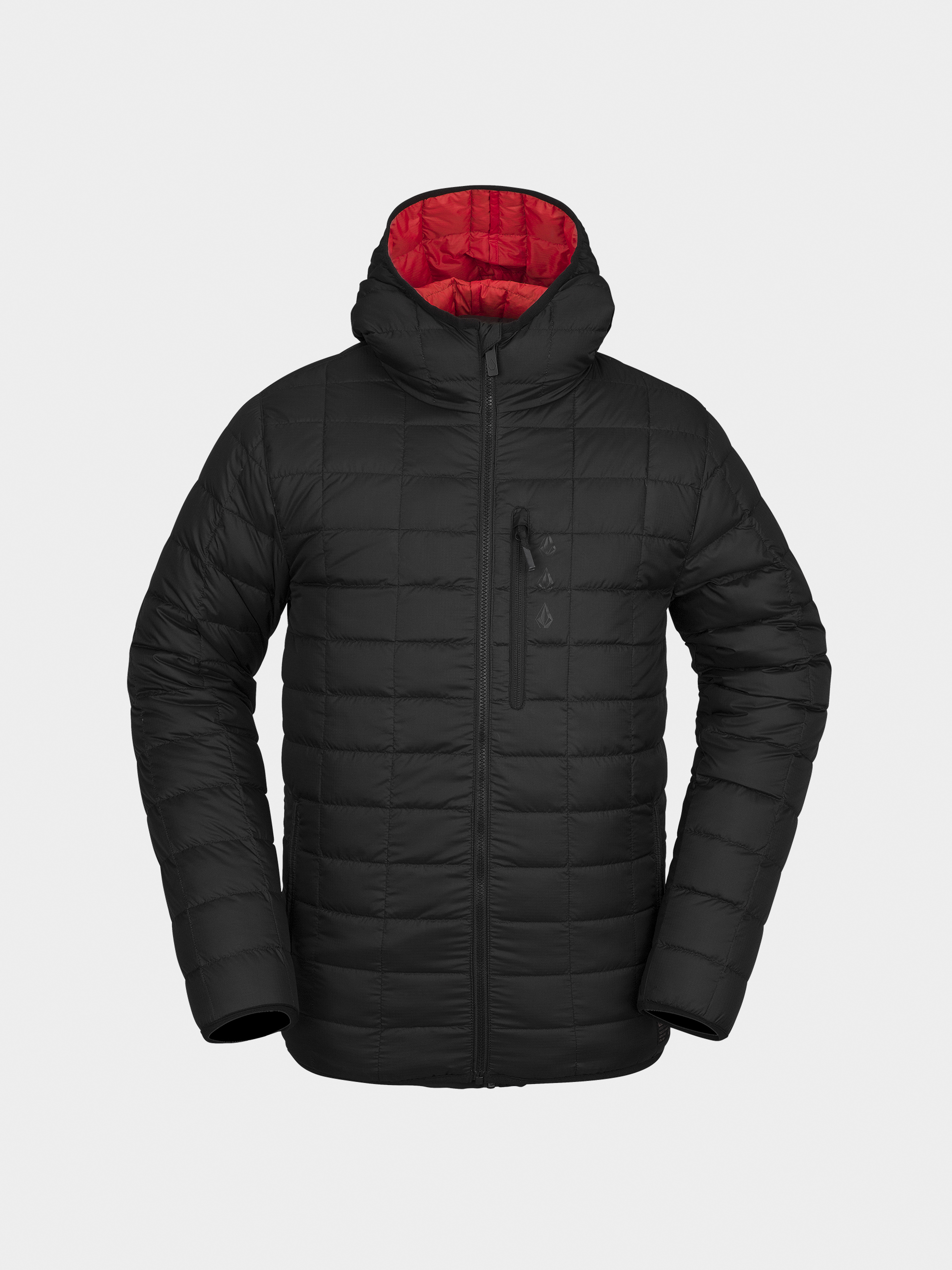 Pentru bărbați Geacă de snowboard Volcom Puff Puff Give (black)