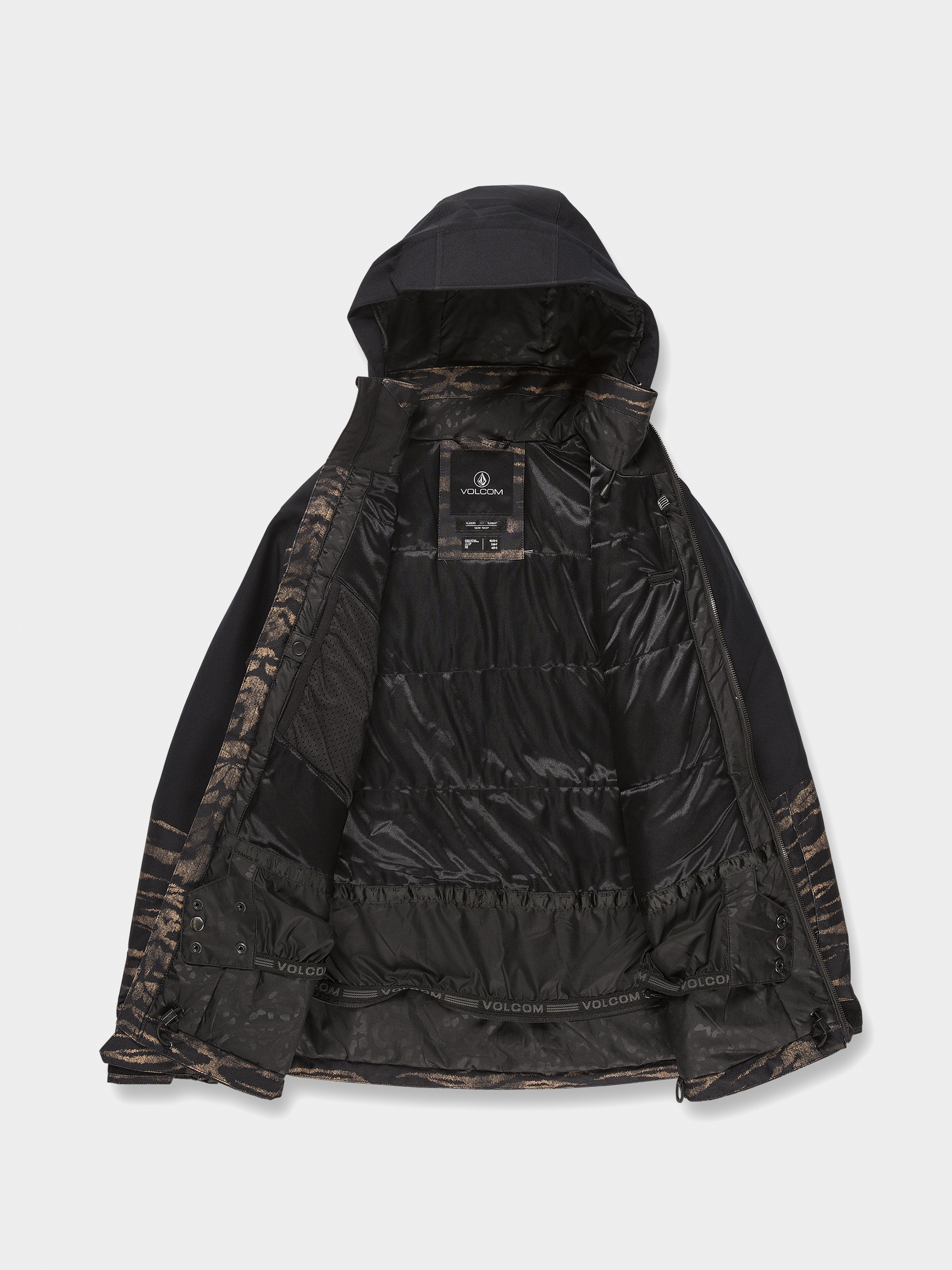 Pentru femei Geacă de snowboard Volcom Shelter 3D Stretch (tiger print)