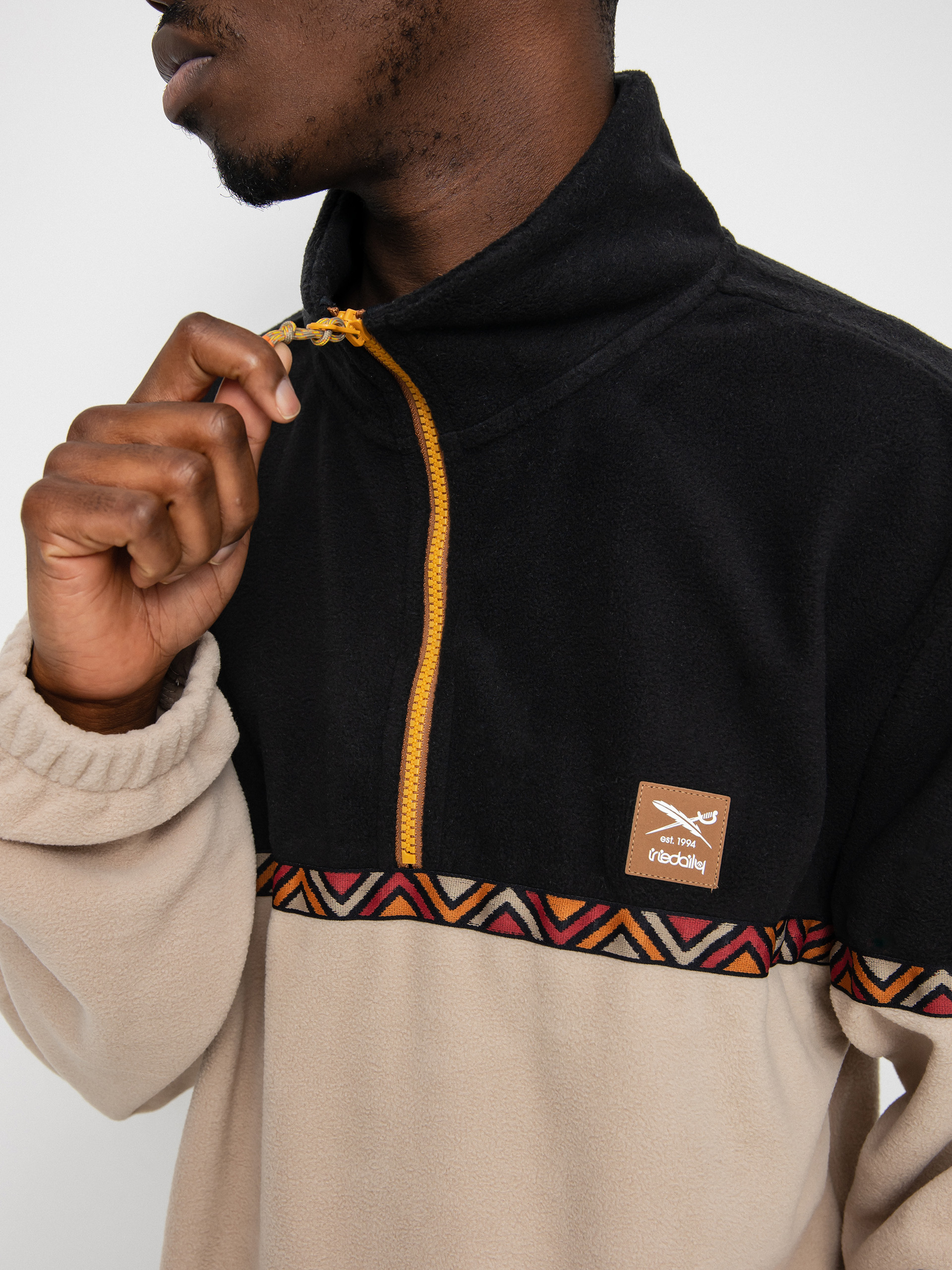 Pentru bărbați Hanorac din fleece Iriedaily Monte Noe Troyer (khaki)