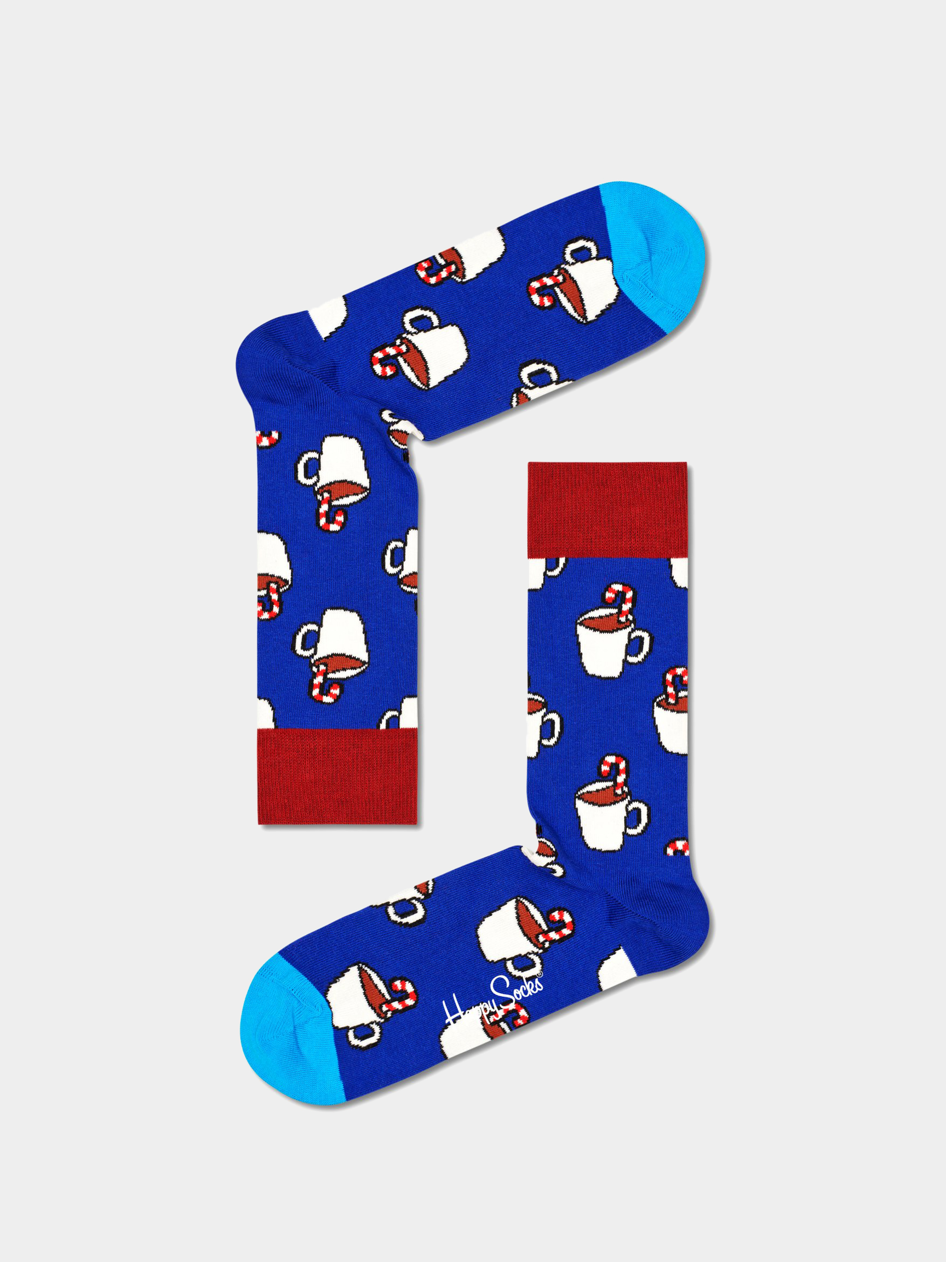 Șosete Happy Socks Candy Cane Cocoa (blue)