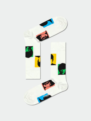 Șosete Happy Socks The Beatles Silhouettes (white)