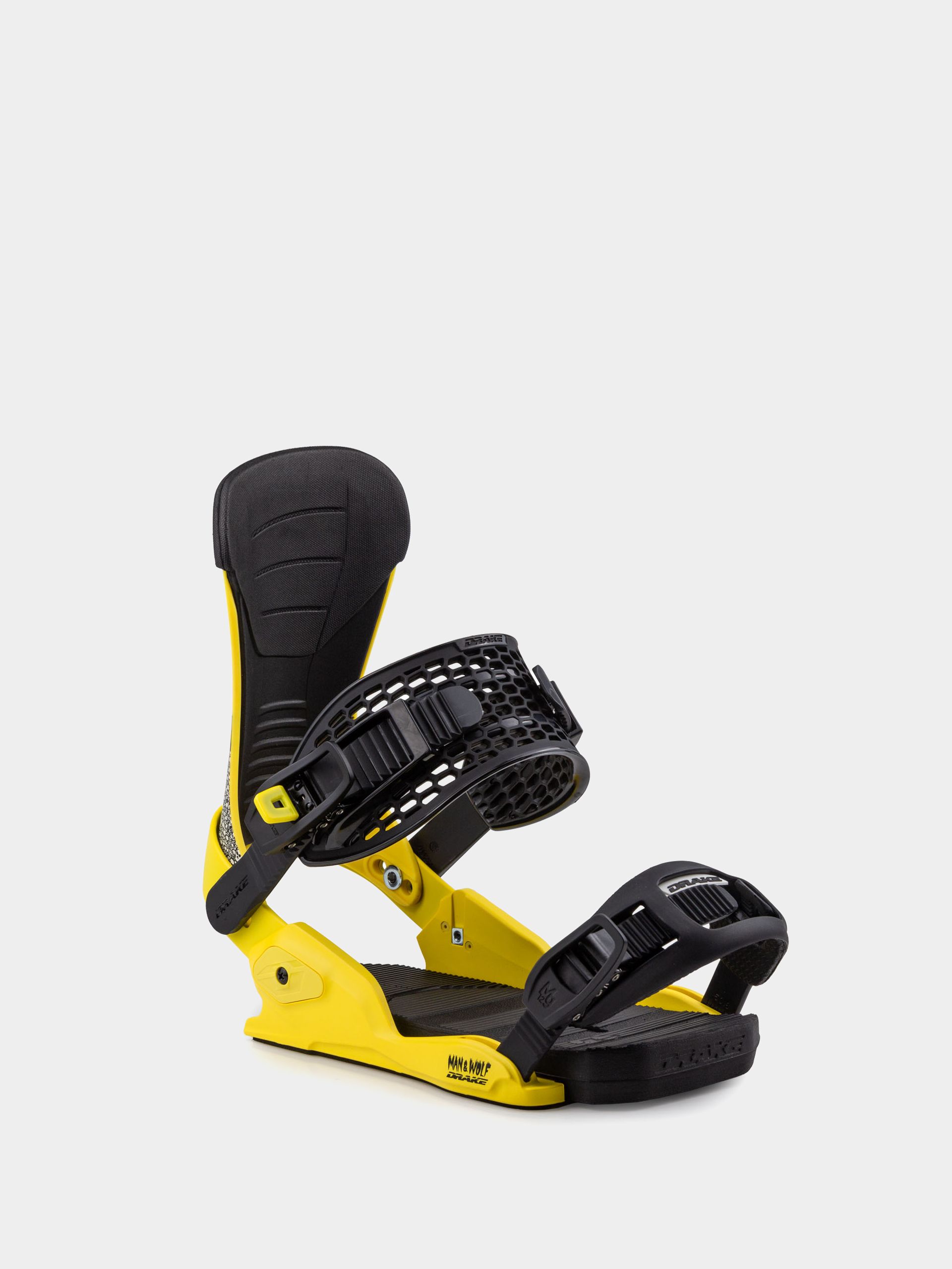Pentru bărbați Legături pentru snowboard Drake Fifty Man&Wolf (yellow)