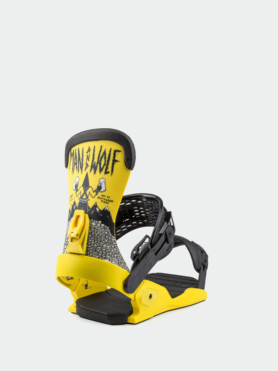 Legături pentru snowboard Drake Fifty Man&Wolf (yellow)