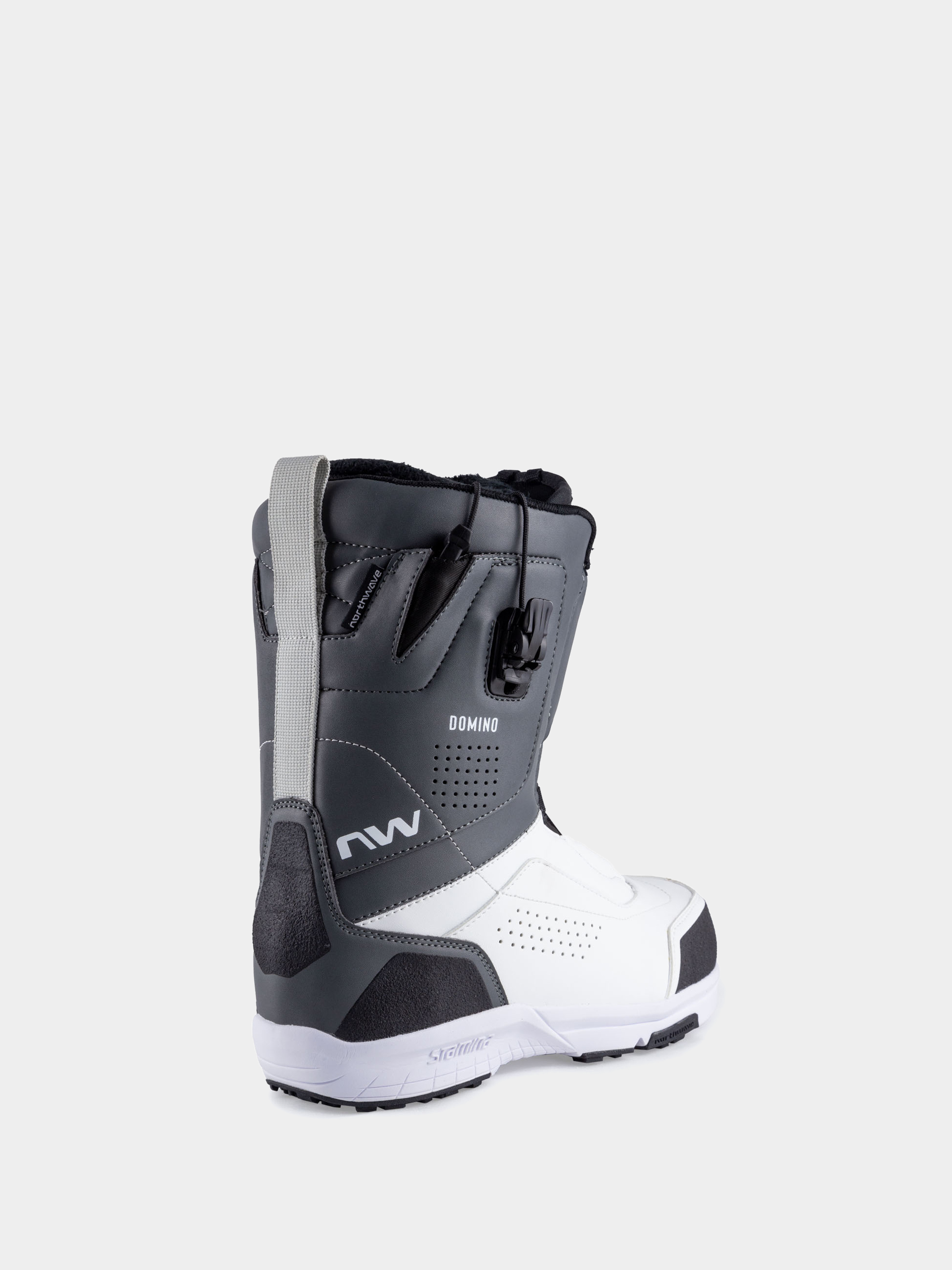 Pentru femei Încălțăminte pentru snowboard Northwave Domino Hybrid (white/dark grey)