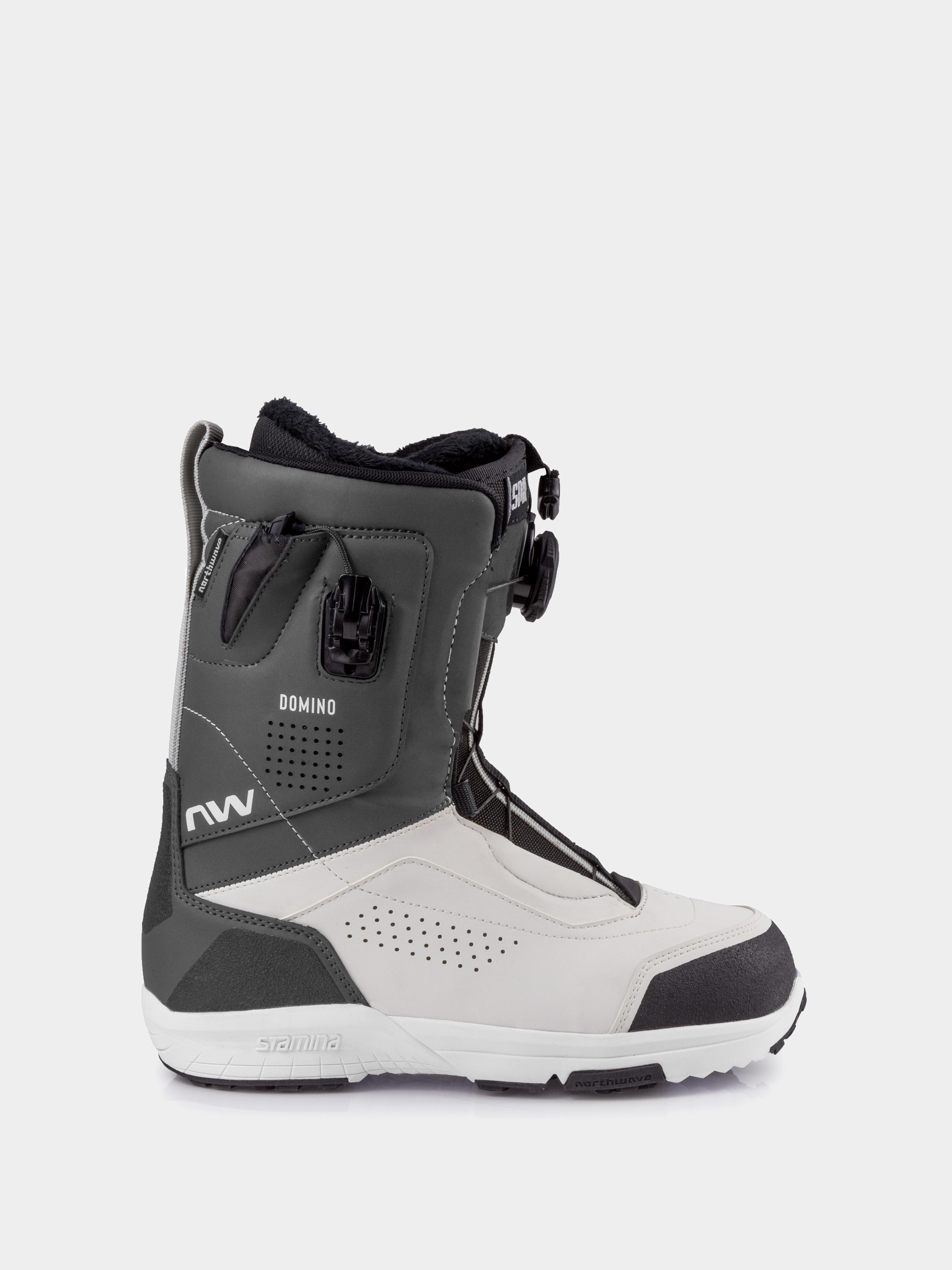 Încălțăminte pentru snowboard Northwave Domino Hybrid Wmn (white/dark grey)