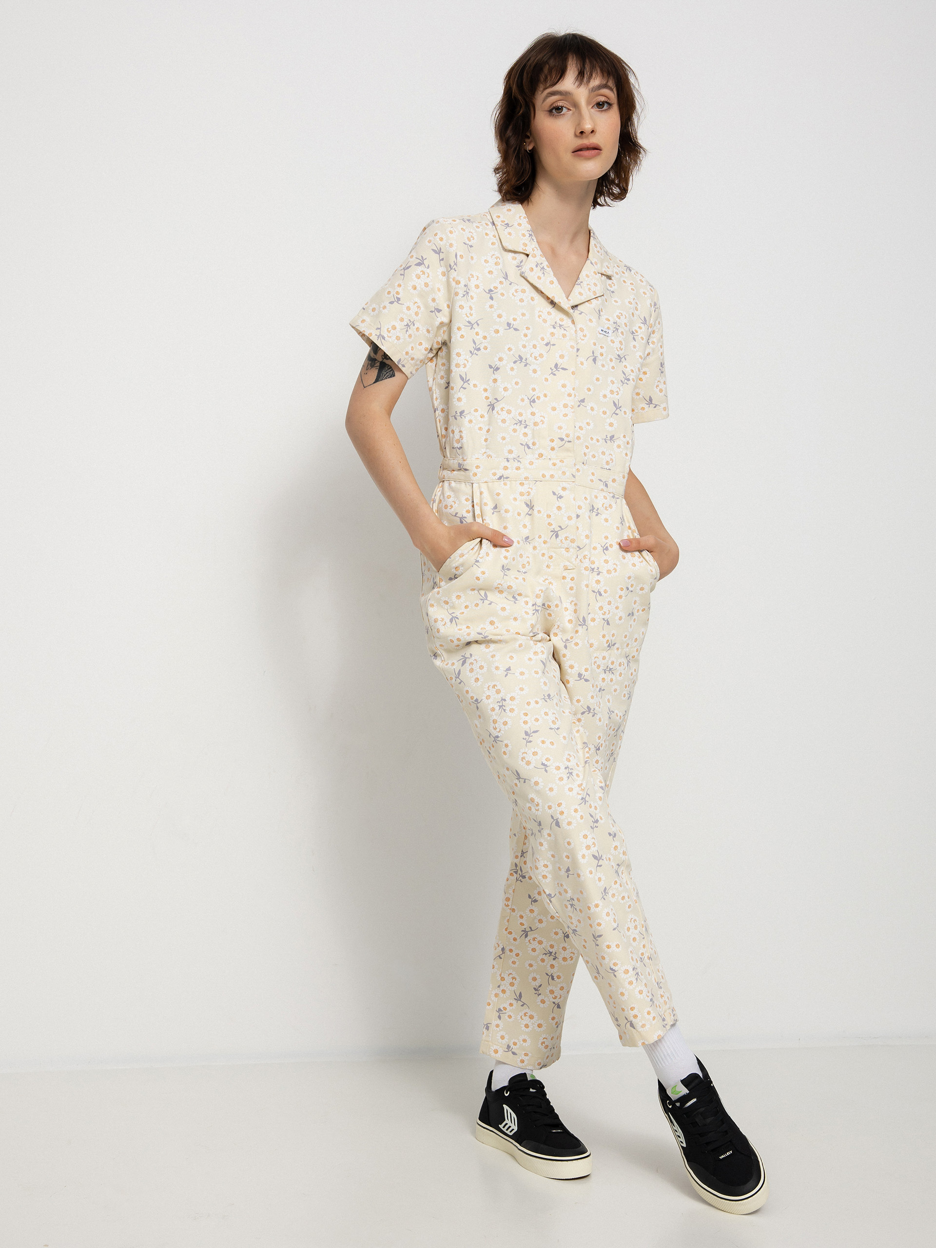 Costum schi RVCA Nightshift Jumpsuit Wmn (afterglow)