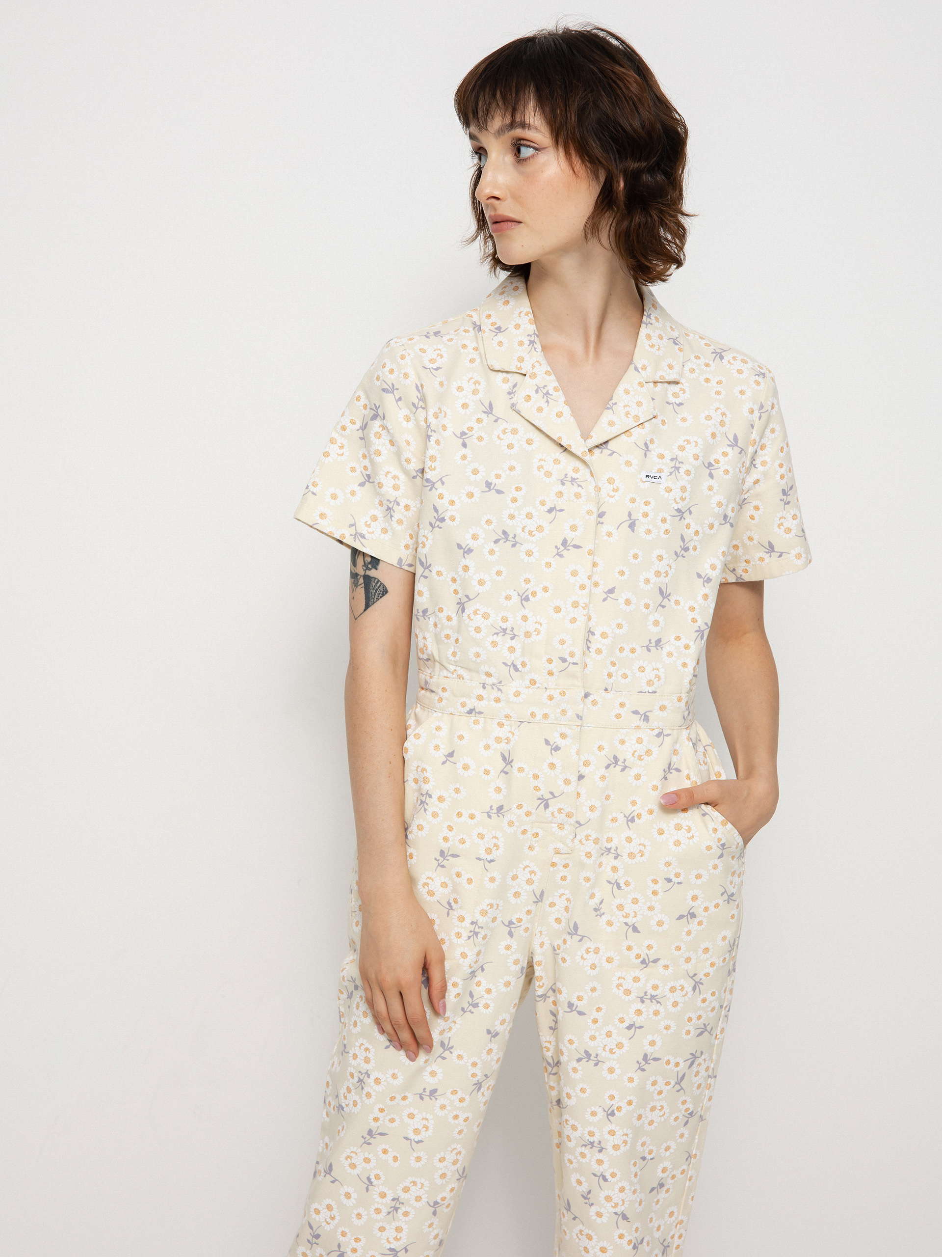 Pentru femei Costum schi RVCA Nightshift Jumpsuit (afterglow)