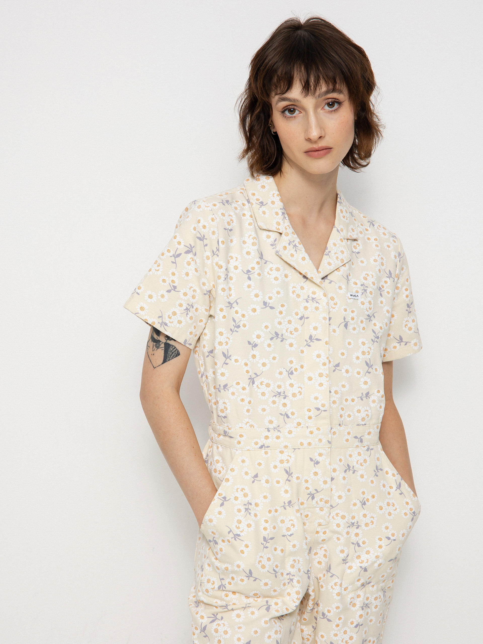 Pentru femei Costum schi RVCA Nightshift Jumpsuit (afterglow)