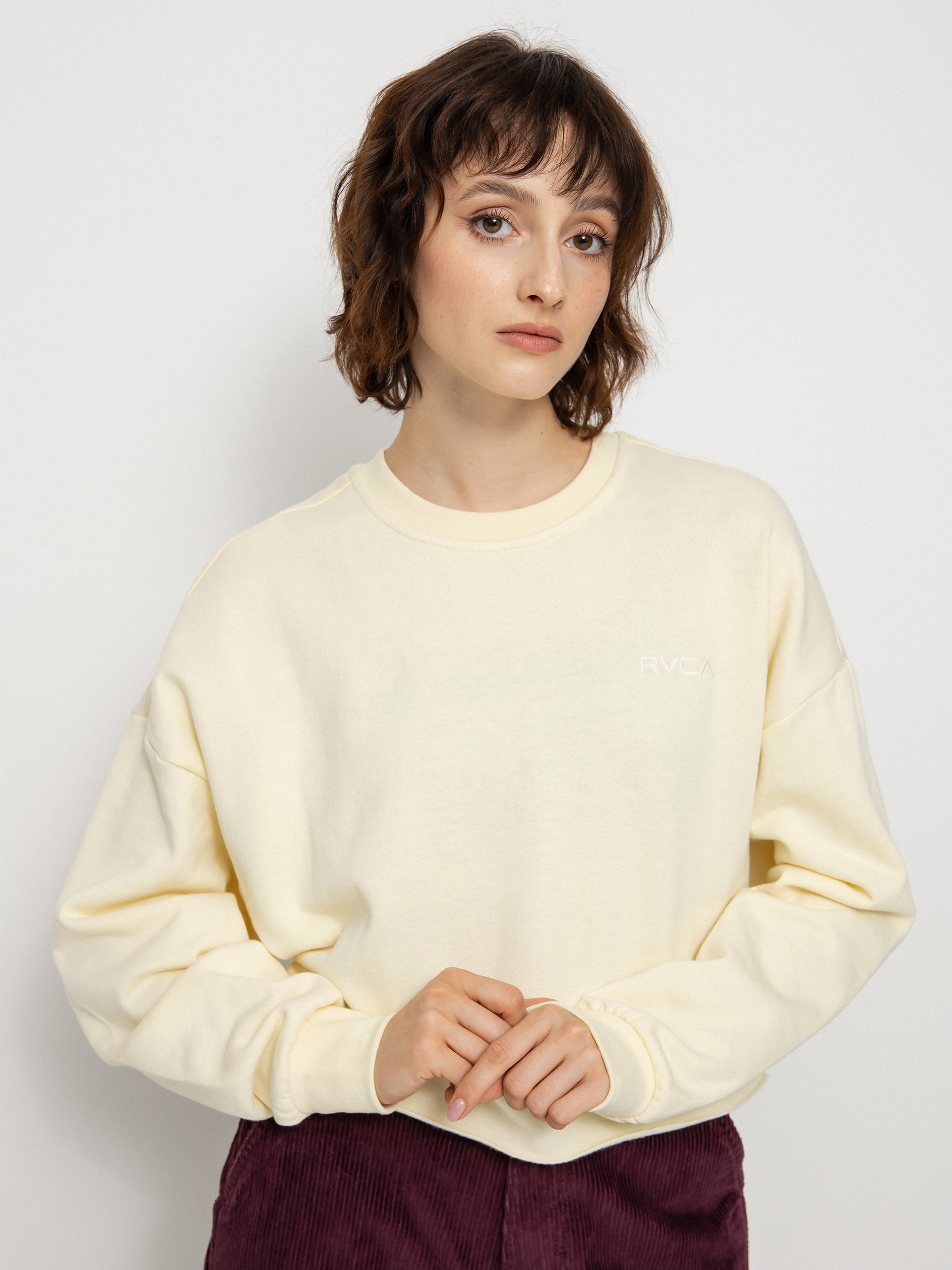 Hanorac cu glugă RVCA Test Drive HD Wmn (afterglow)