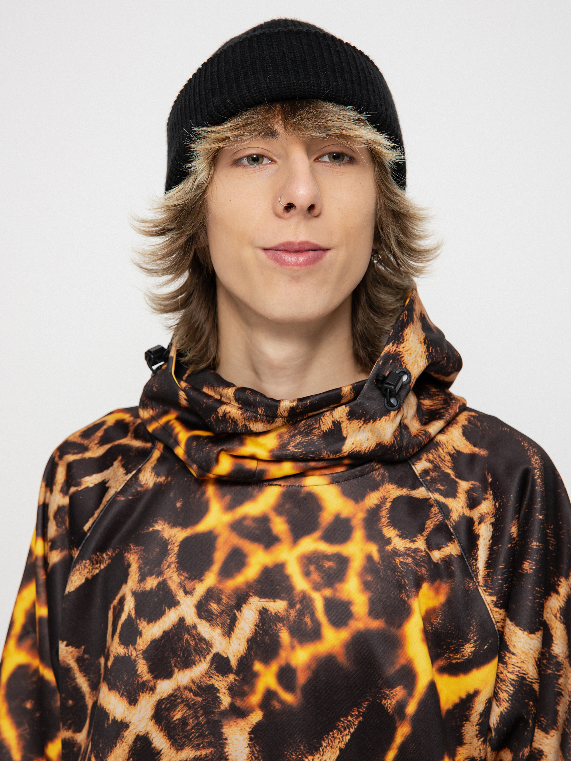 Hanorac cu glugă Volcom Hydro Riding HD (gold giraffe)